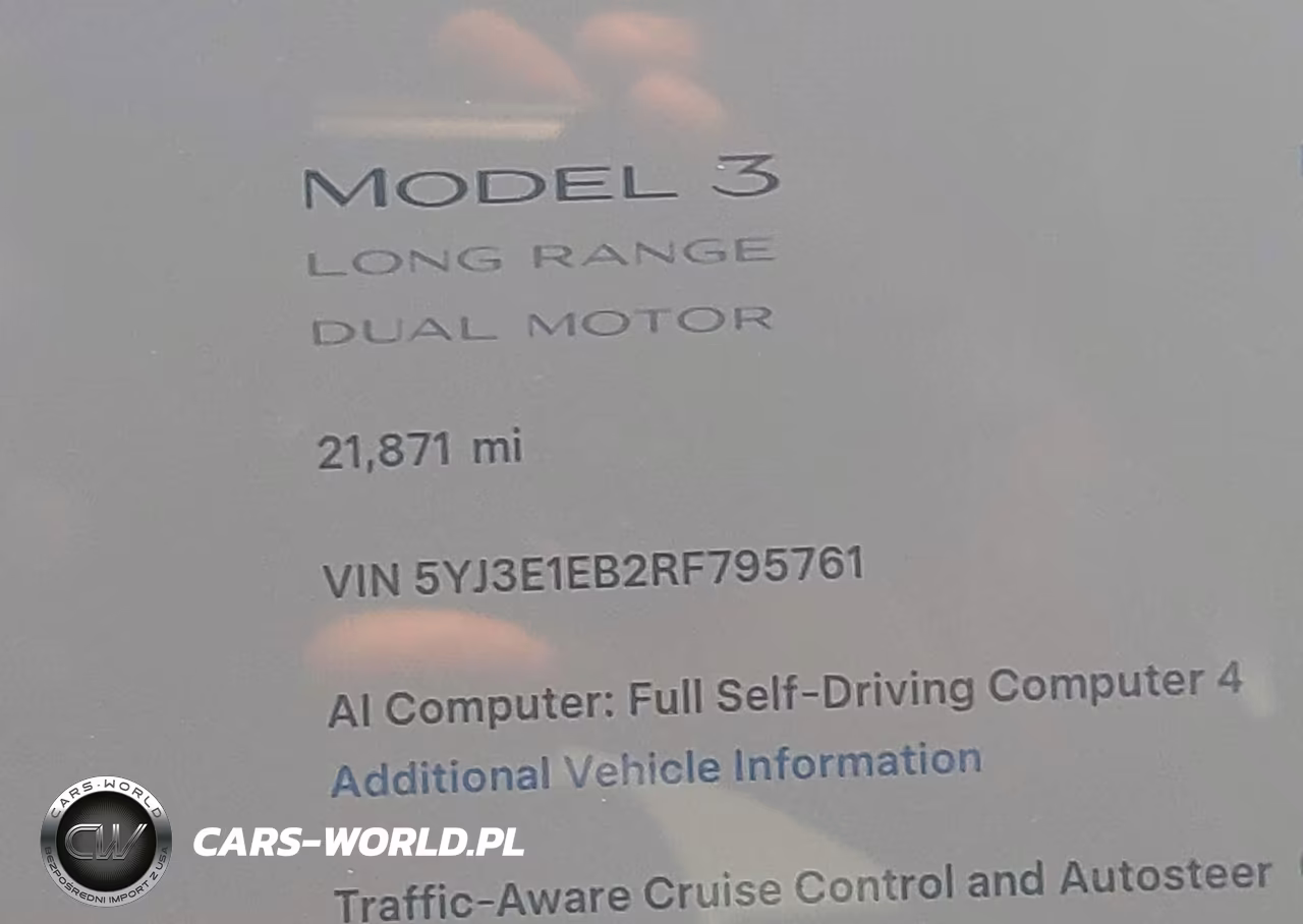 2024 Tesla Model 3 Long Range Dual Motor All-Wheel Drive VIN:5YJ3E1EB2RF795761 - 15