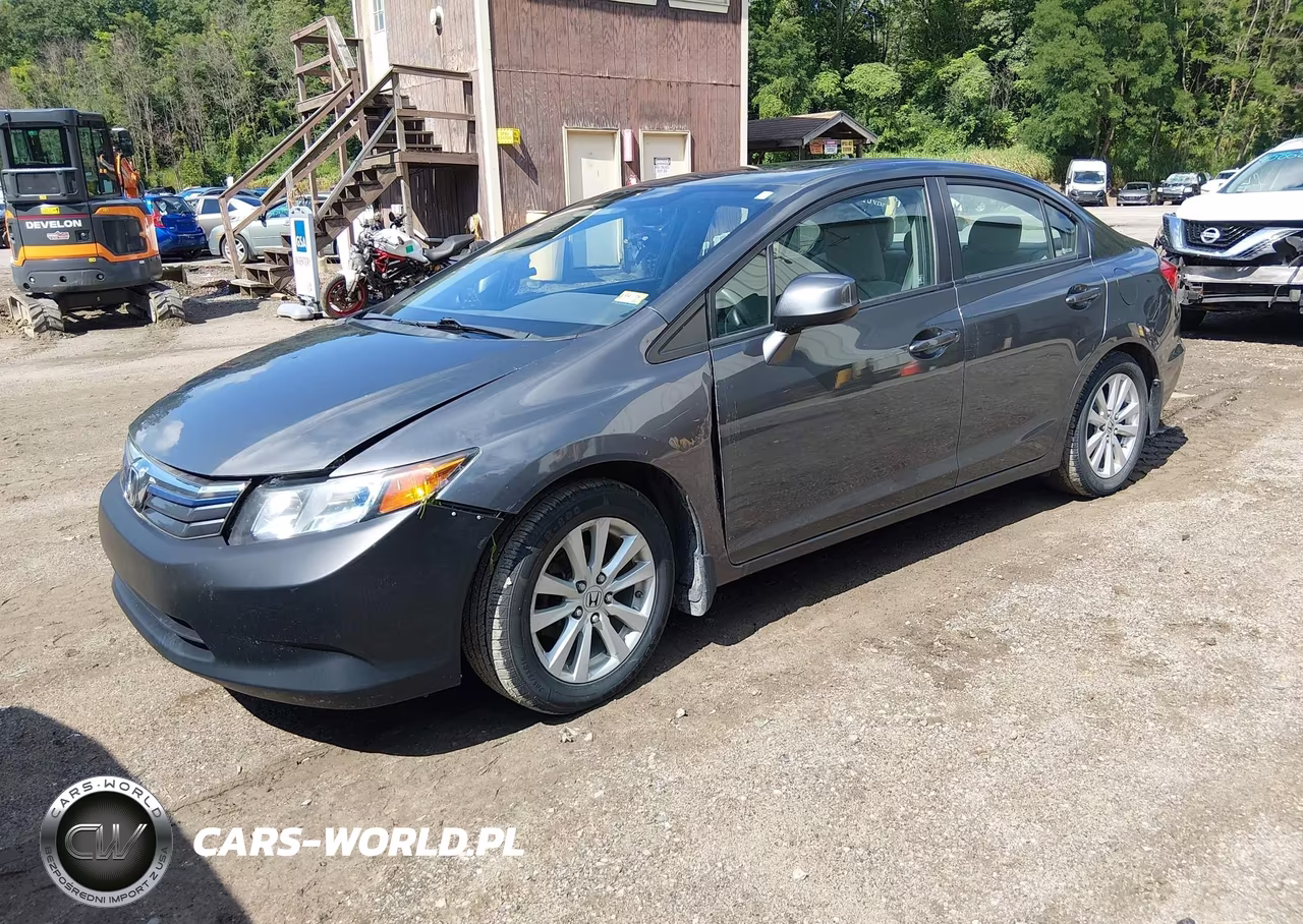 2012 Honda Civic Ex VIN:2HGFB2F80CH502022 - 2