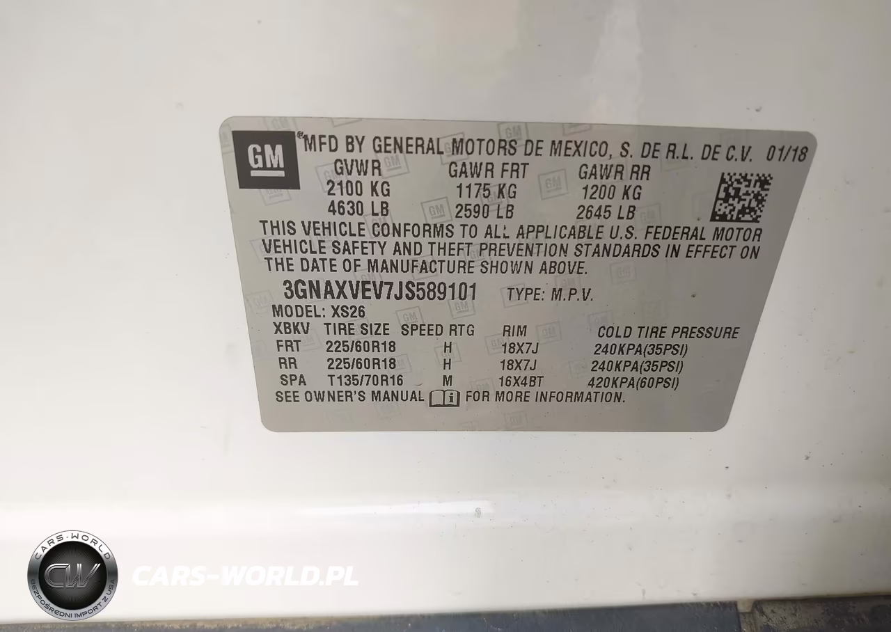 2018 Chevrolet Equinox Premier VIN:3GNAXVEV7JS589101 - 9