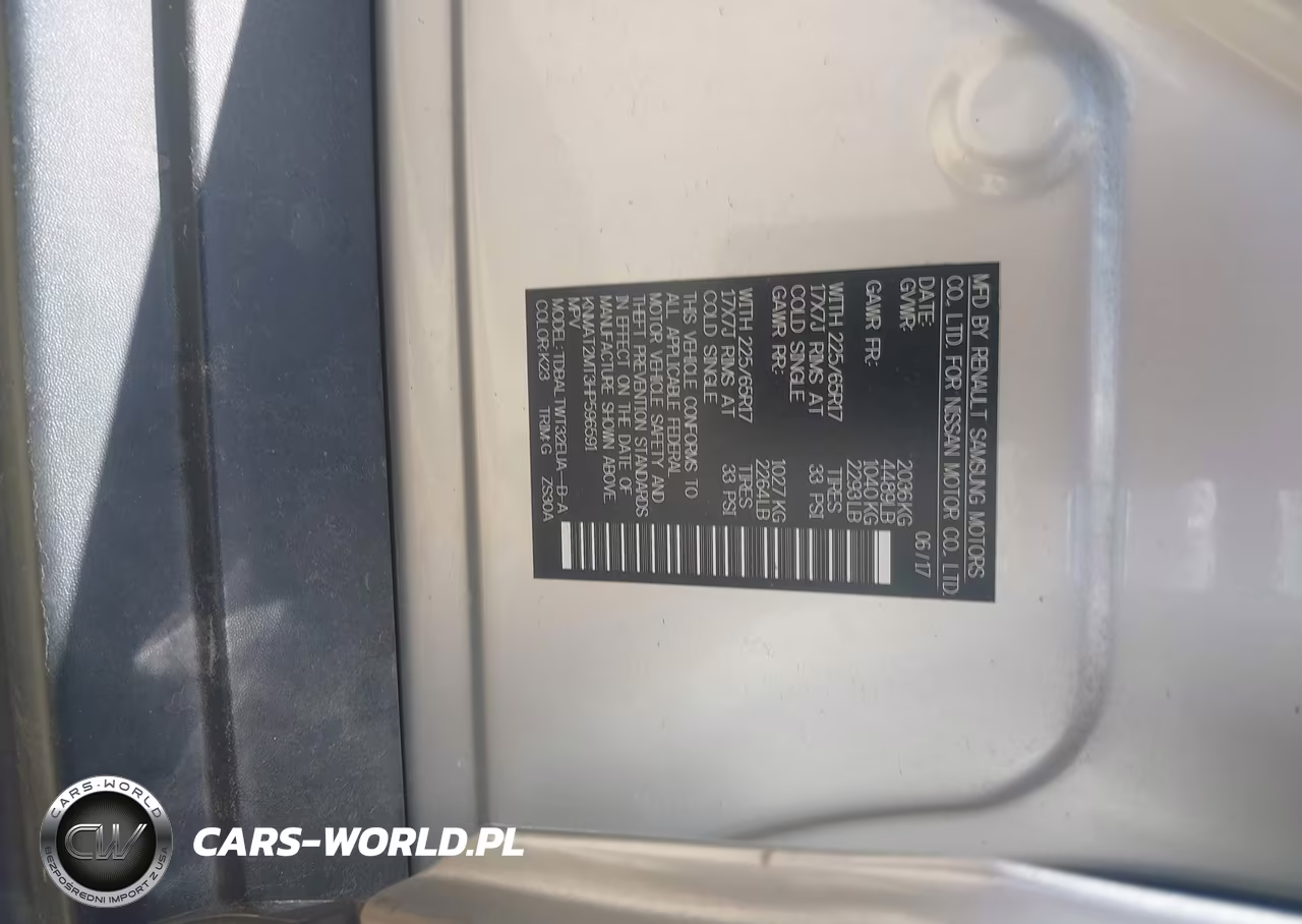 2017 Nissan Rogue Sv VIN:KNMAT2MT3HP596591 - 9