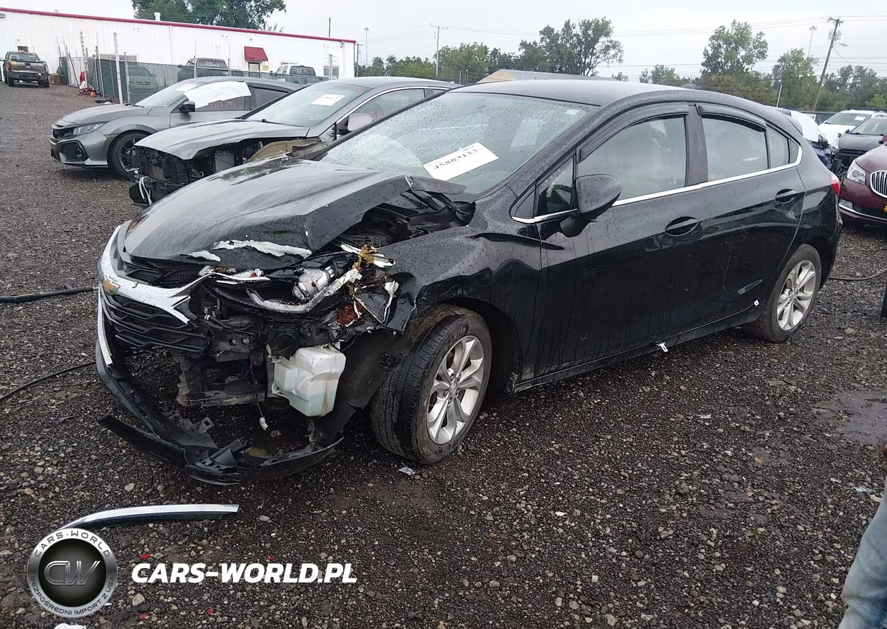 2019 Chevrolet Cruze Lt VIN:3G1BE6SMXKS542384 - 2