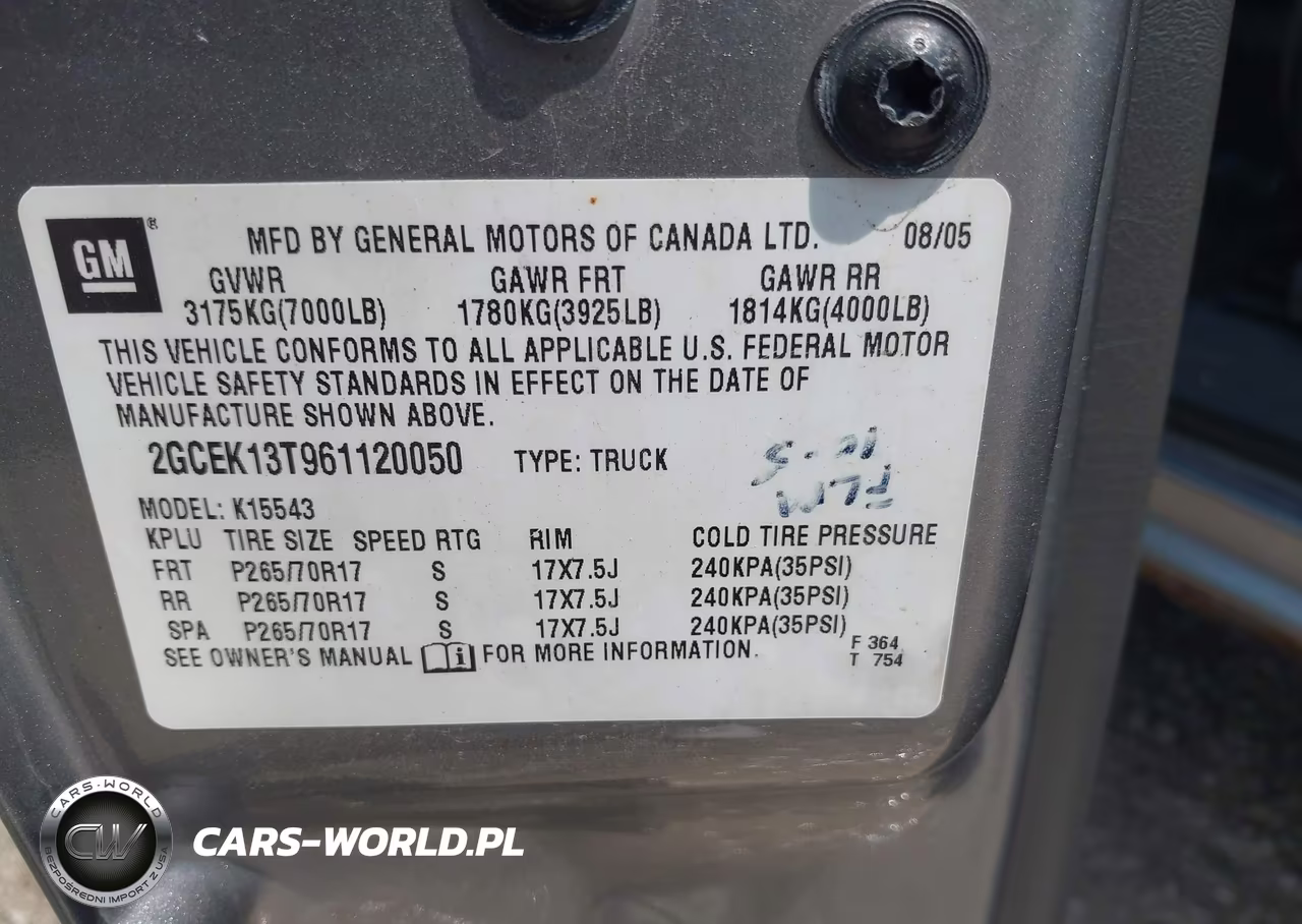 2006 Chevrolet Silverado 1500 Lt1 VIN:2GCEK13T961120050 - 9