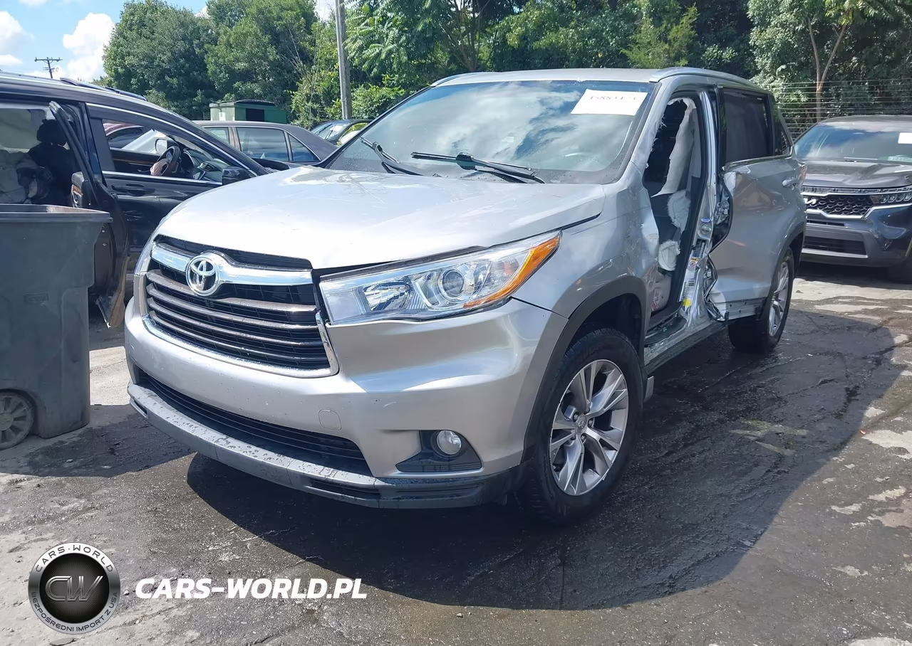 2015 Toyota Highlander Xle V6 VIN:5TDKKRFHXFS053458 - 2