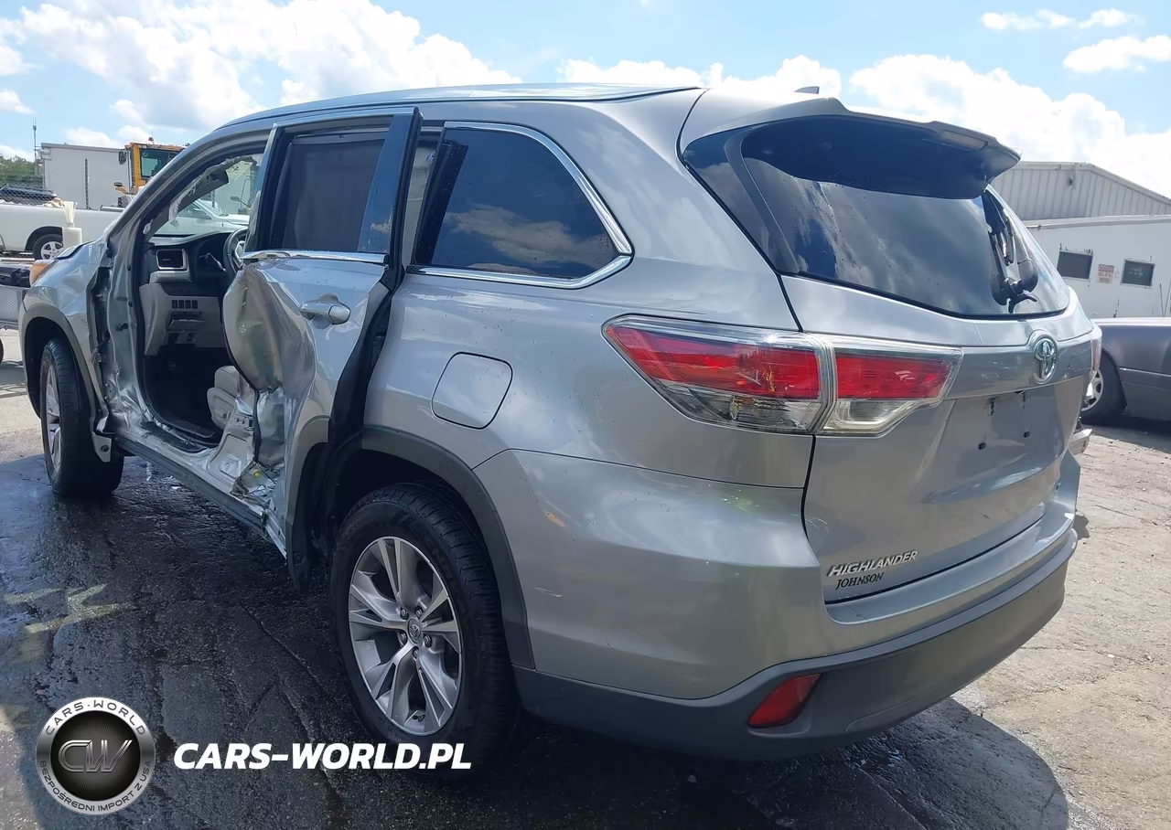 2015 Toyota Highlander Xle V6 VIN:5TDKKRFHXFS053458 - 3