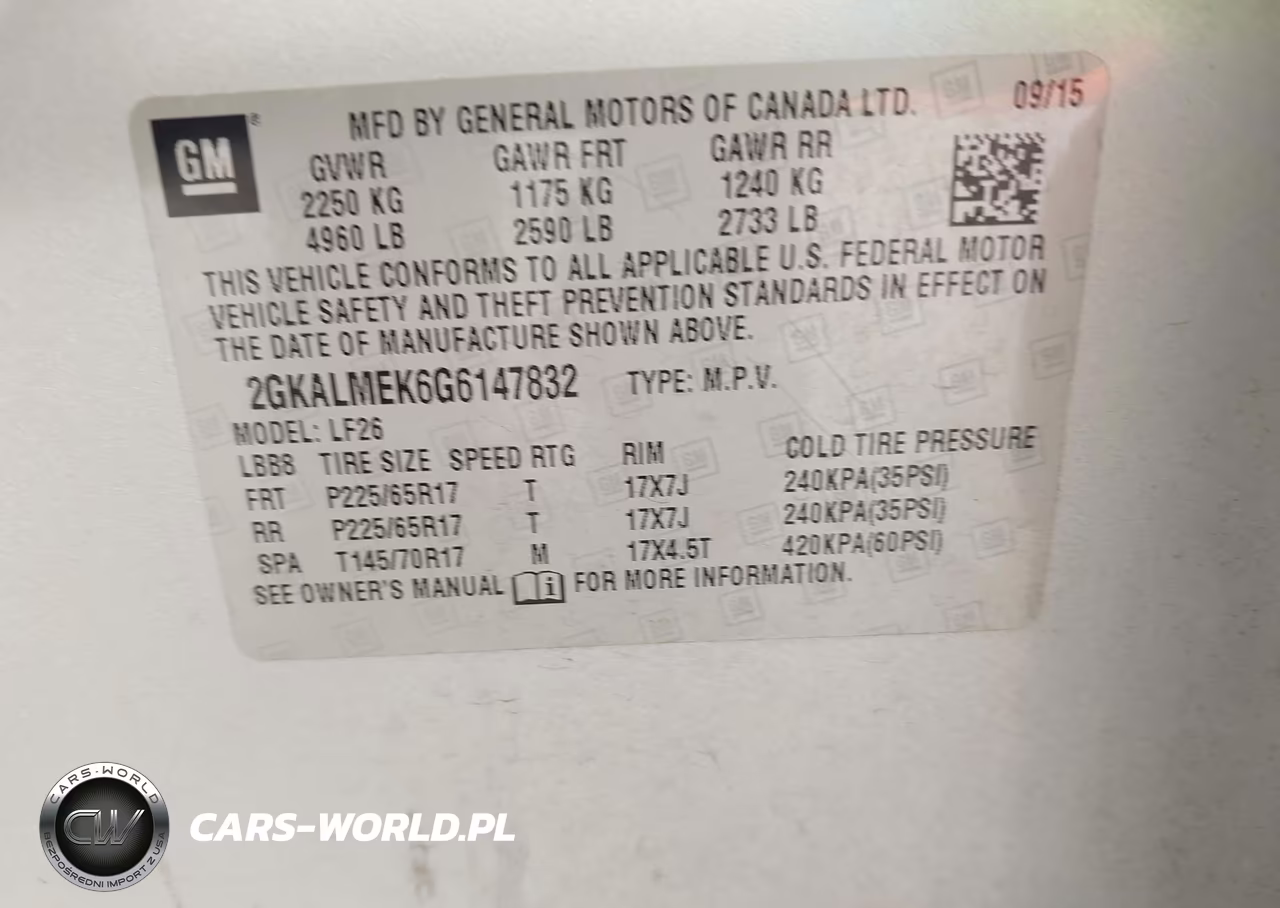 2016 GMC Terrain Sle-1 VIN:2GKALMEK6G6147832 - 9