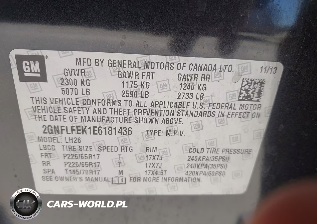 2014 Chevrolet Equinox Lt VIN:2GNFLFEK1E6181436 - 9