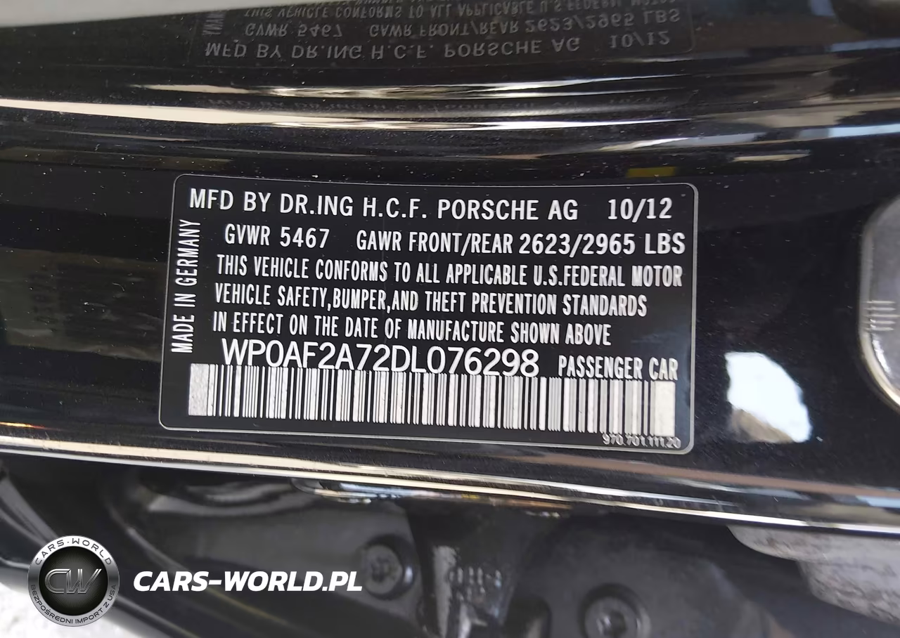 2013 Porsche Panamera Gts VIN:WP0AF2A72DL076298 - 9