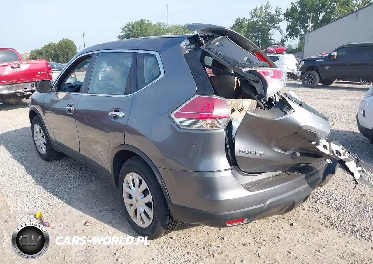 2015 Nissan Rogue S VIN:KNMAT2MV4FP589910 - 3