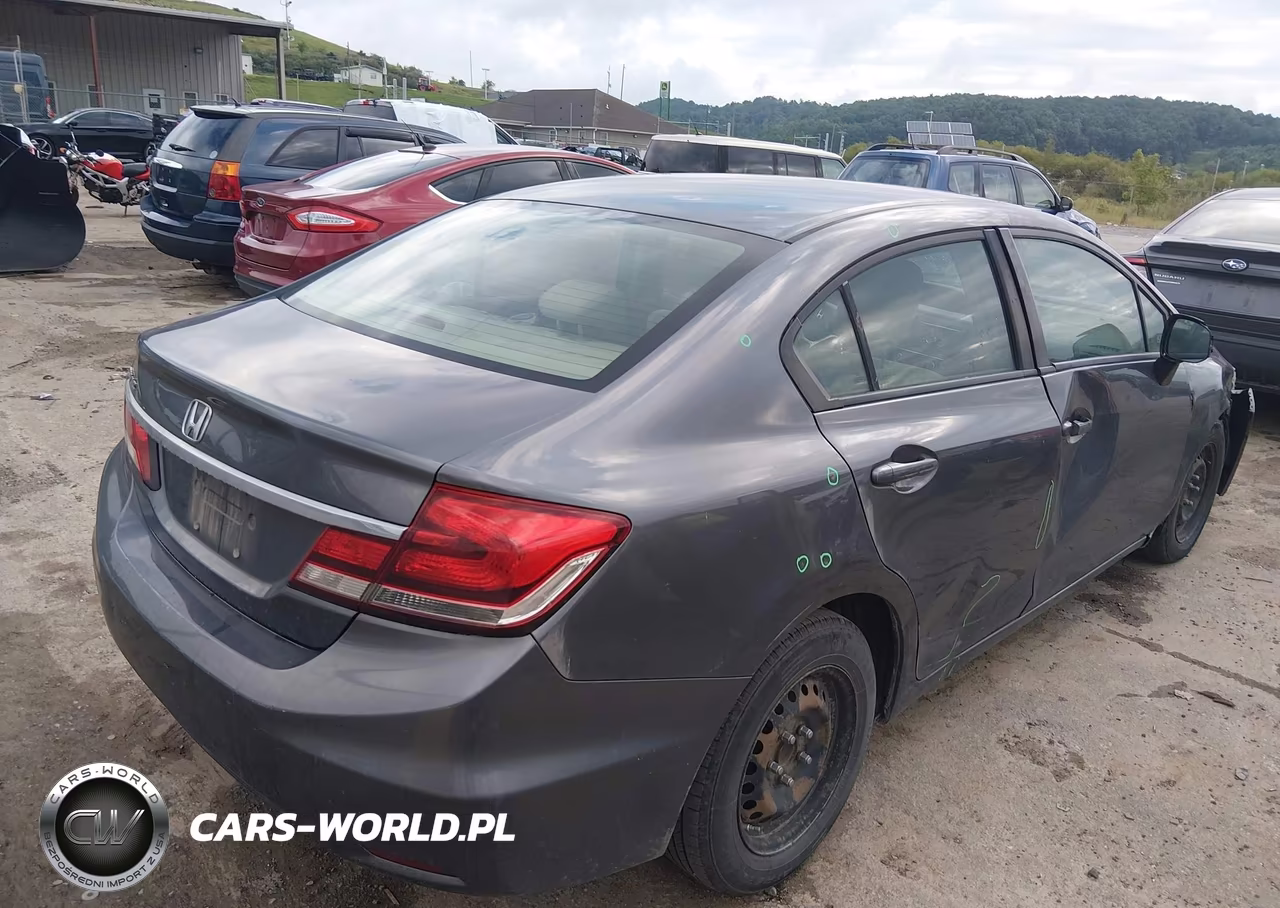 2013 Honda Civic Lx VIN:19XFB2F57DE028135 - 4