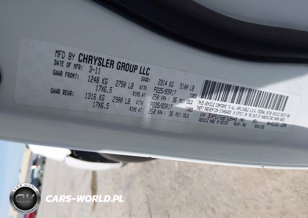 2011 Dodge Journey Mainstreet VIN:3D4PG1FG6BT528445 - 9