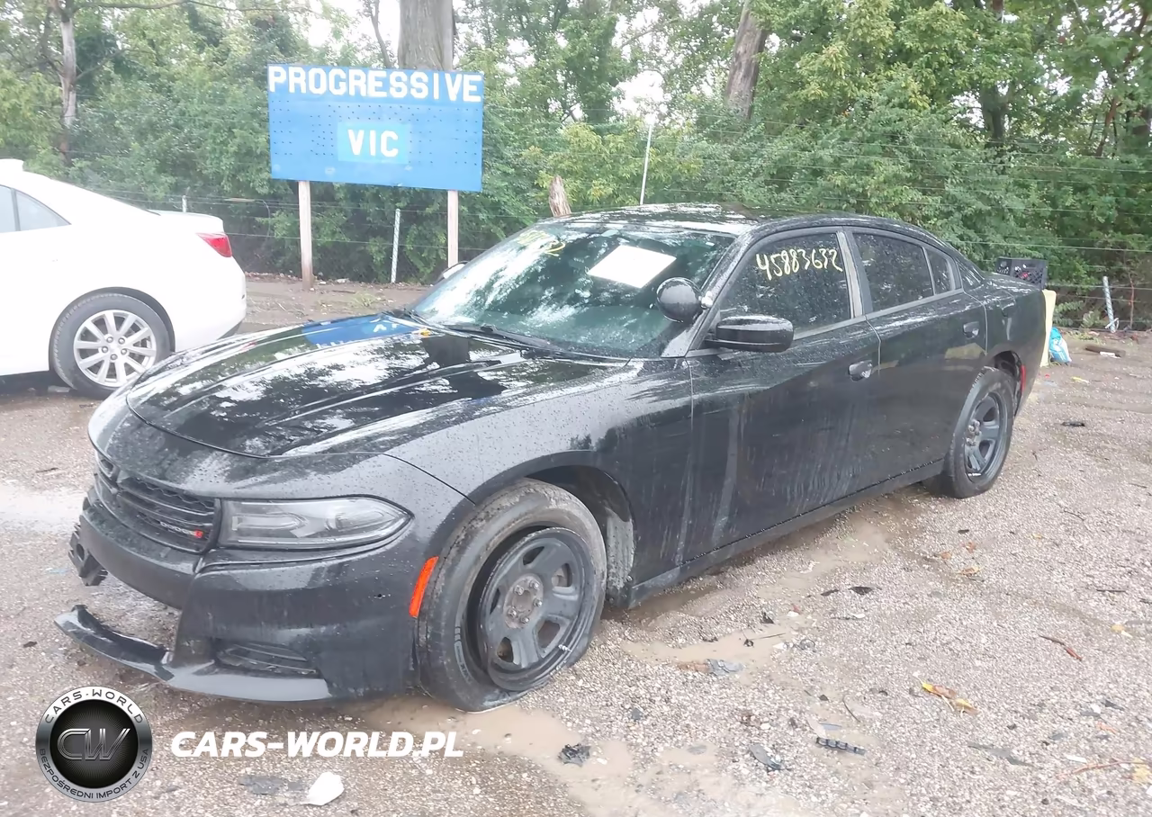 2018 Dodge Charger Police Rwd VIN:2C3CDXAT1JH212409 - 2