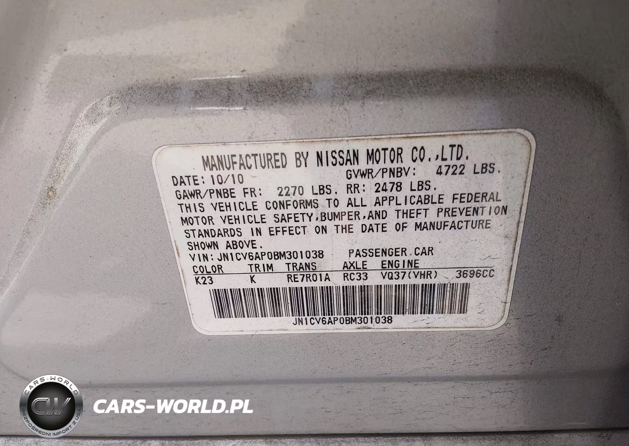2011 Infiniti G37 Journey VIN:JN1CV6AP0BM301038 - 9