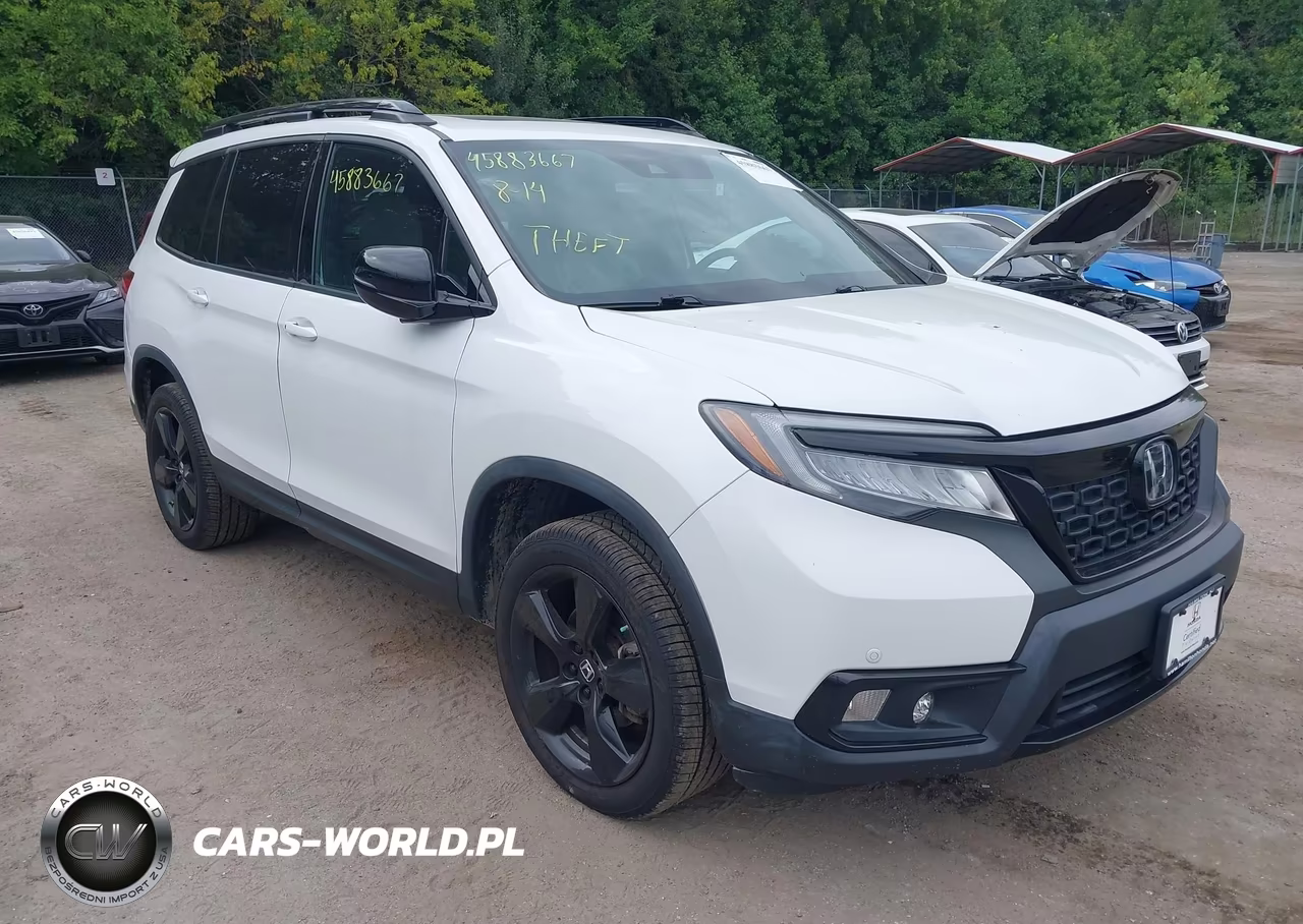 2021 Honda Passport Awd Elite VIN:5FNYF8H04MB028489 - 1
