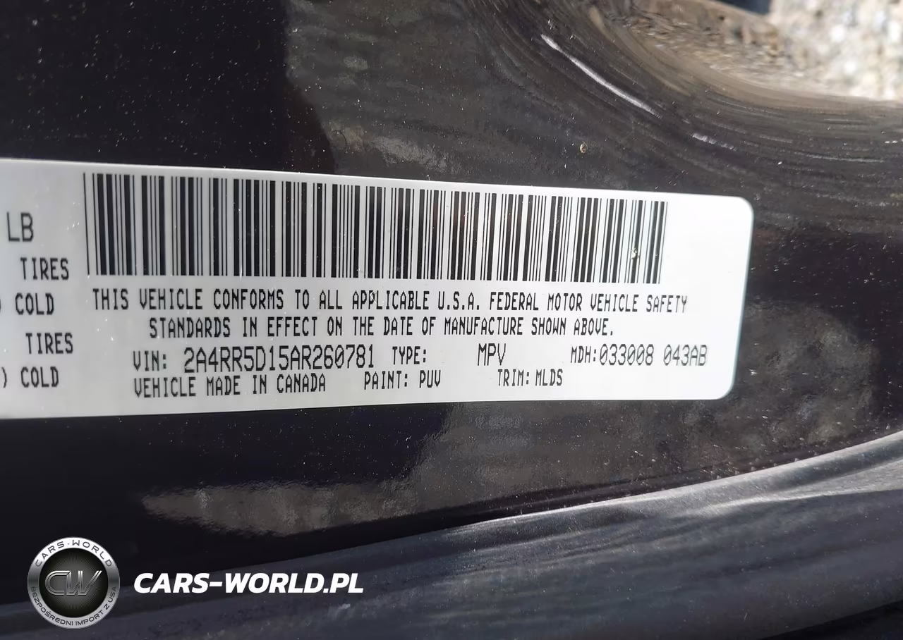2010 Chrysler Town & Country Touring VIN:2A4RR5D15AR260781 - 9