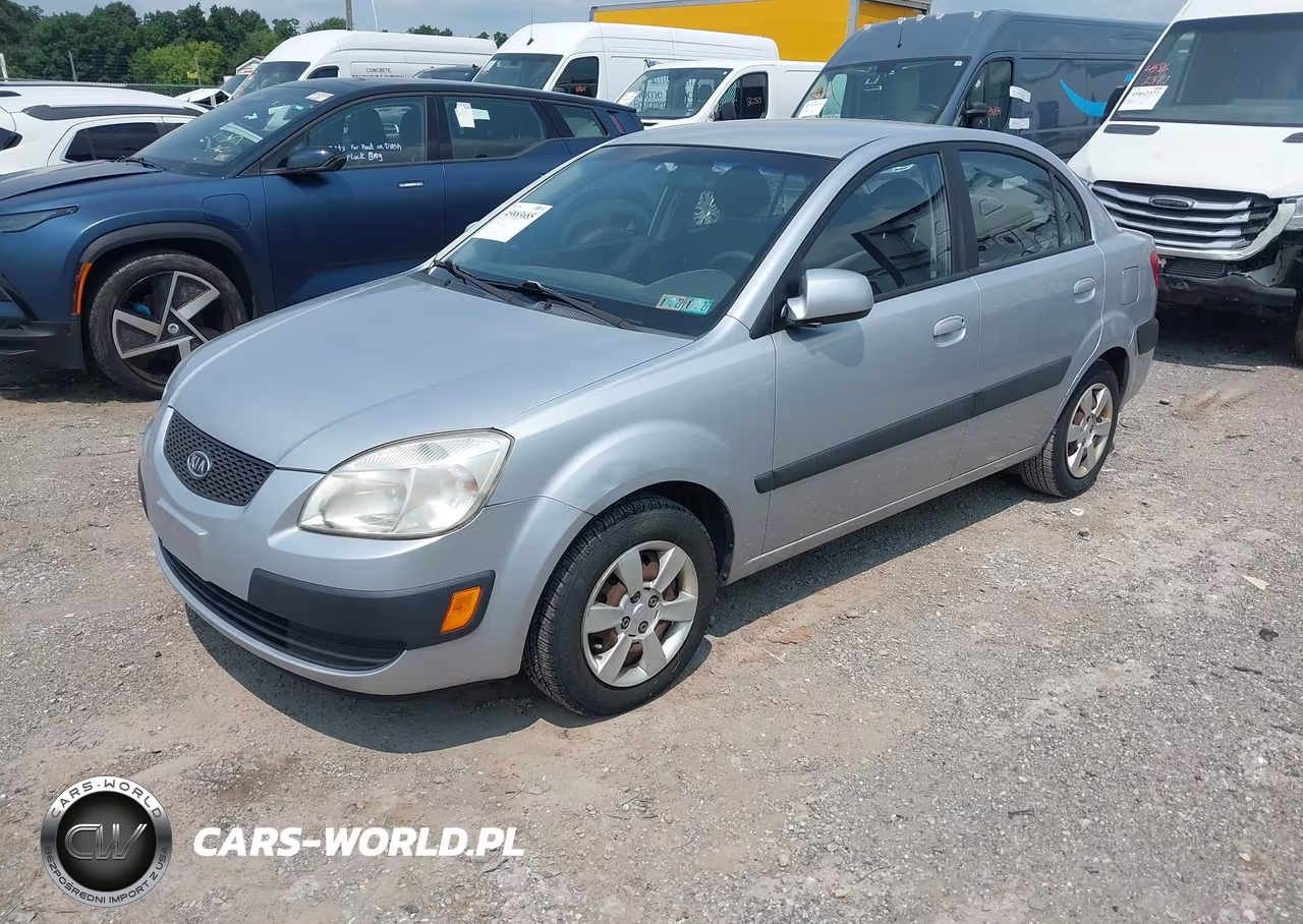 2007 Kia Rio Lx VIN:KNADE123776212768 - 2