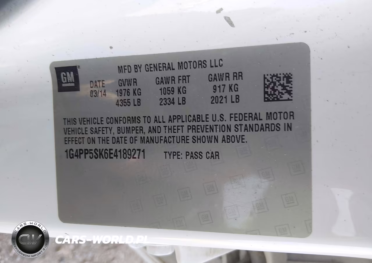 2014 Buick Verano VIN:1G4PP5SK6E4189271 - 9