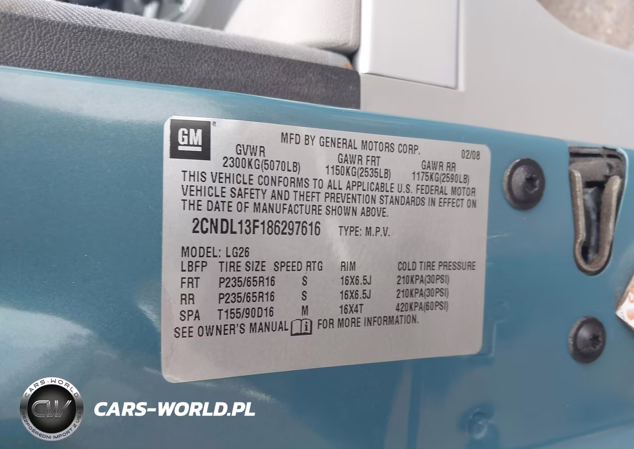 2008 Chevrolet Equinox Ls VIN:2CNDL13F186297616 - 9