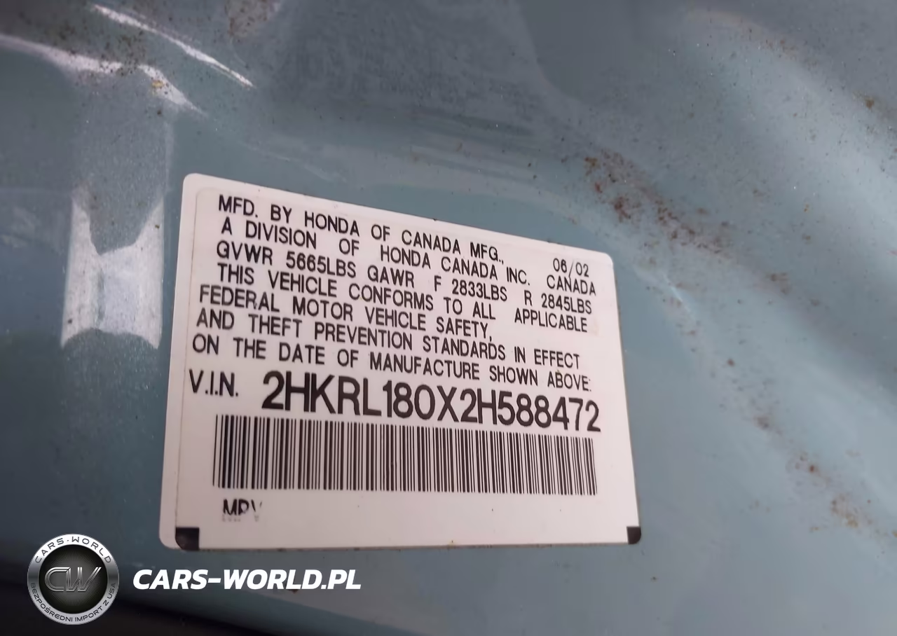 2002 Honda Odyssey Ex-L VIN:2HKRL180X2H588472 - 9