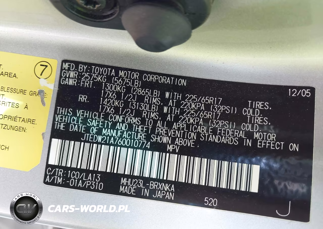 2006 Toyota Highlander Hybrid Limited V6 VIN:JTEDW21A760010774 - 9