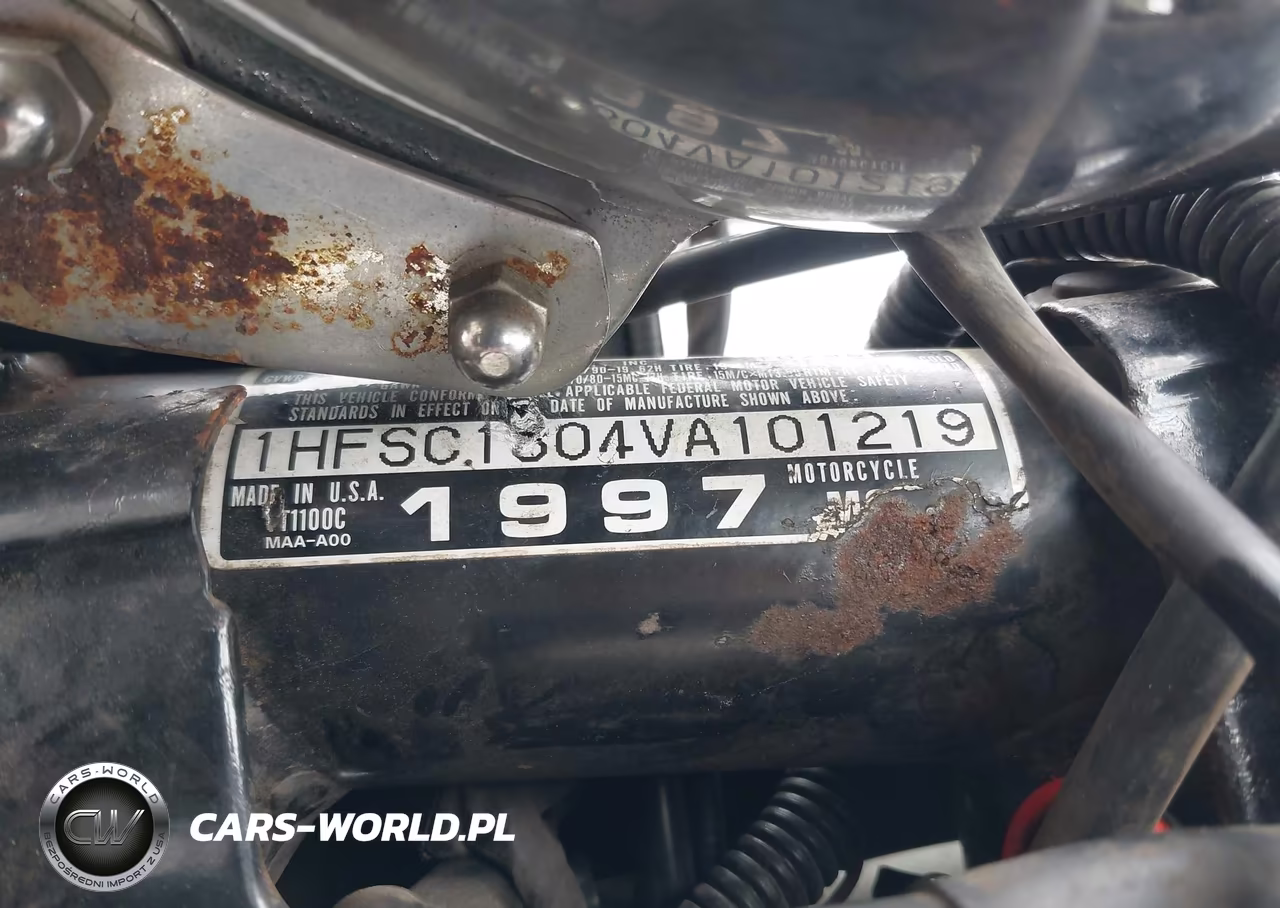 1997 Honda Vt1100 C1A VIN:1HFSC1804VA101219 - 10