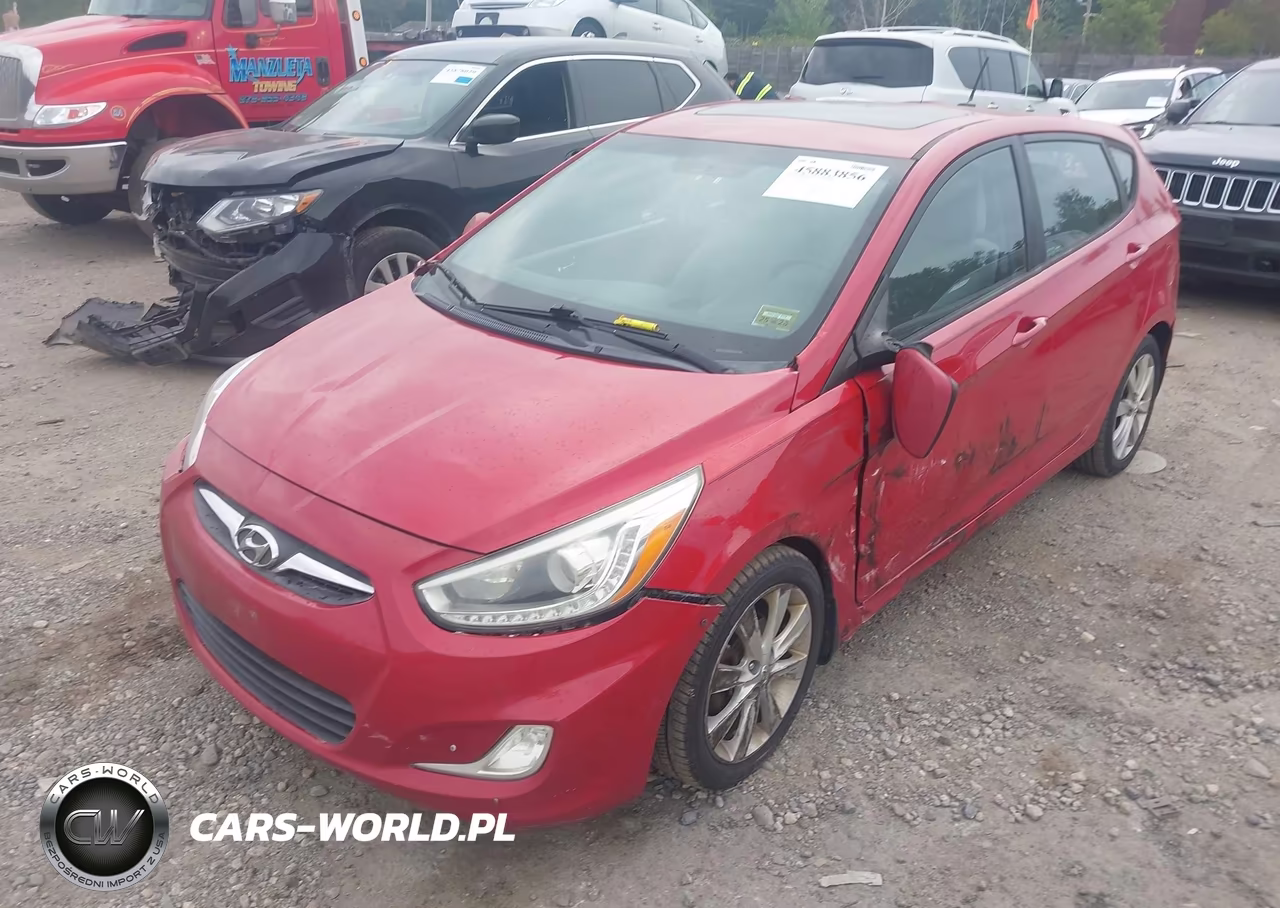 2014 Hyundai Accent Se VIN:KMHCU5AE5EU153042 - 2