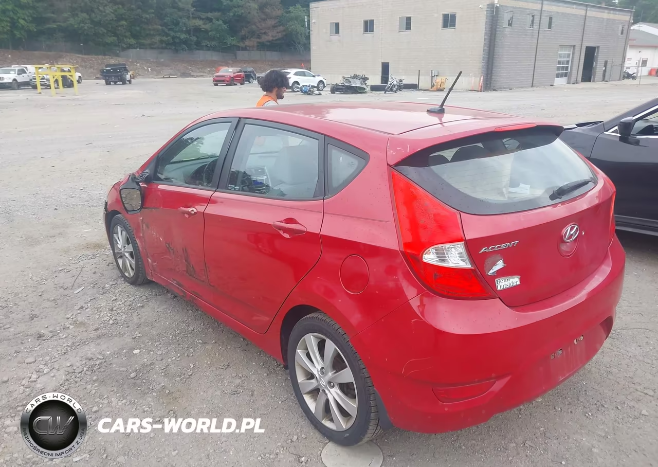 2014 Hyundai Accent Se VIN:KMHCU5AE5EU153042 - 3