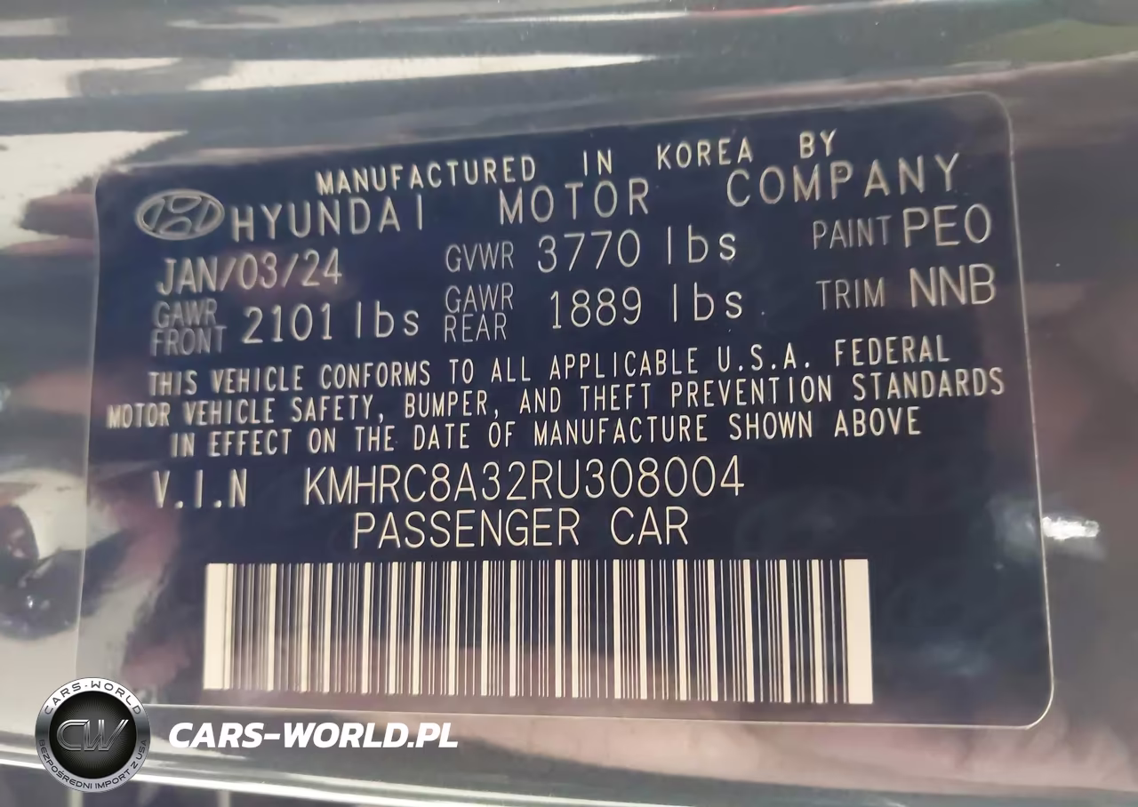 2024 Hyundai Venue Limited VIN:KMHRC8A32RU308004 - 9