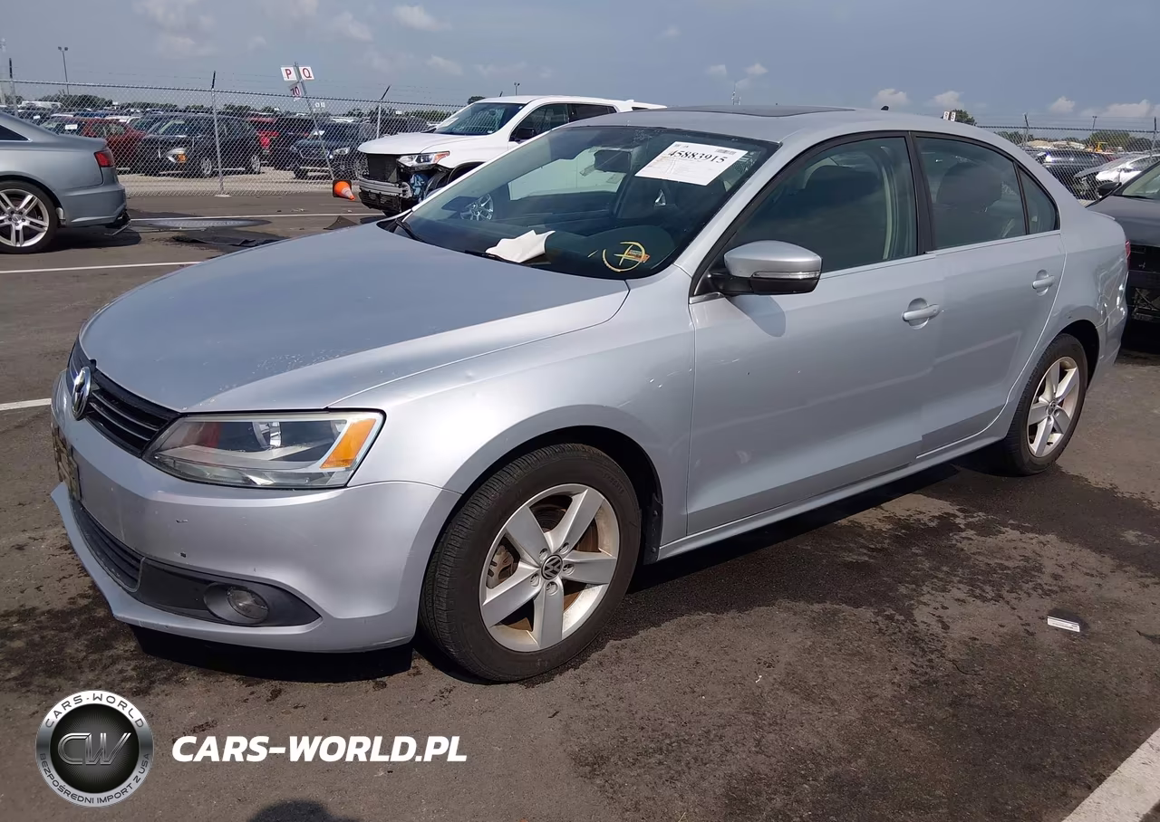 2012 Volkswagen Jetta 2.0L Tdi VIN:3VWLL7AJ0CM368343 - 2
