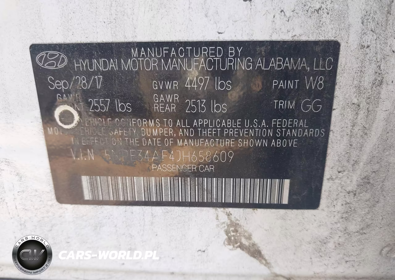 2018 Hyundai Sonata Limited VIN:5NPE34AF4JH658609 - 9