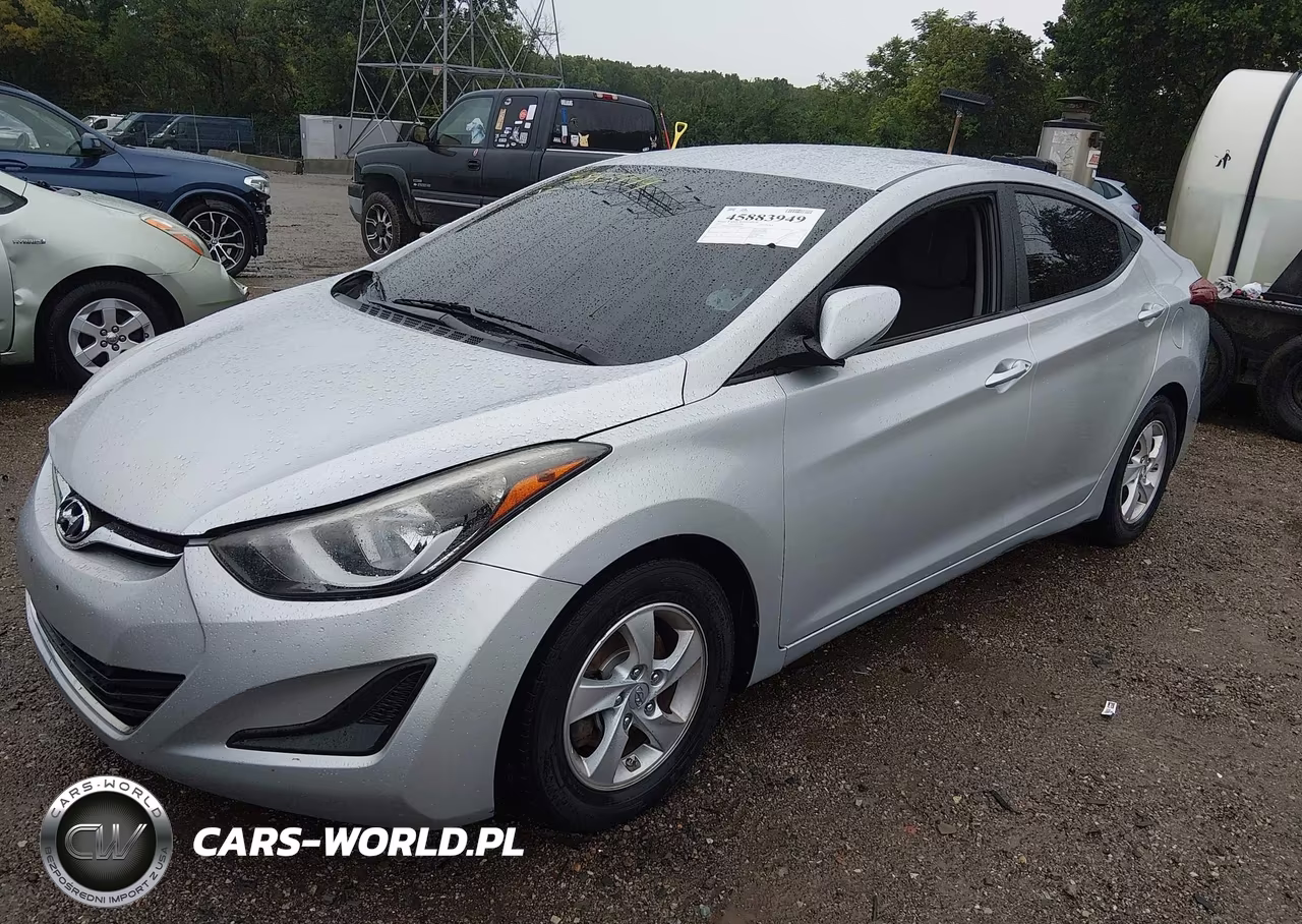 2014 Hyundai Elantra Se VIN:5NPDH4AEXEH506456 - 2