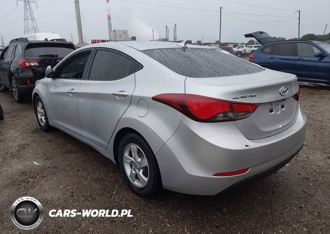 2014 Hyundai Elantra Se VIN:5NPDH4AEXEH506456 - 3