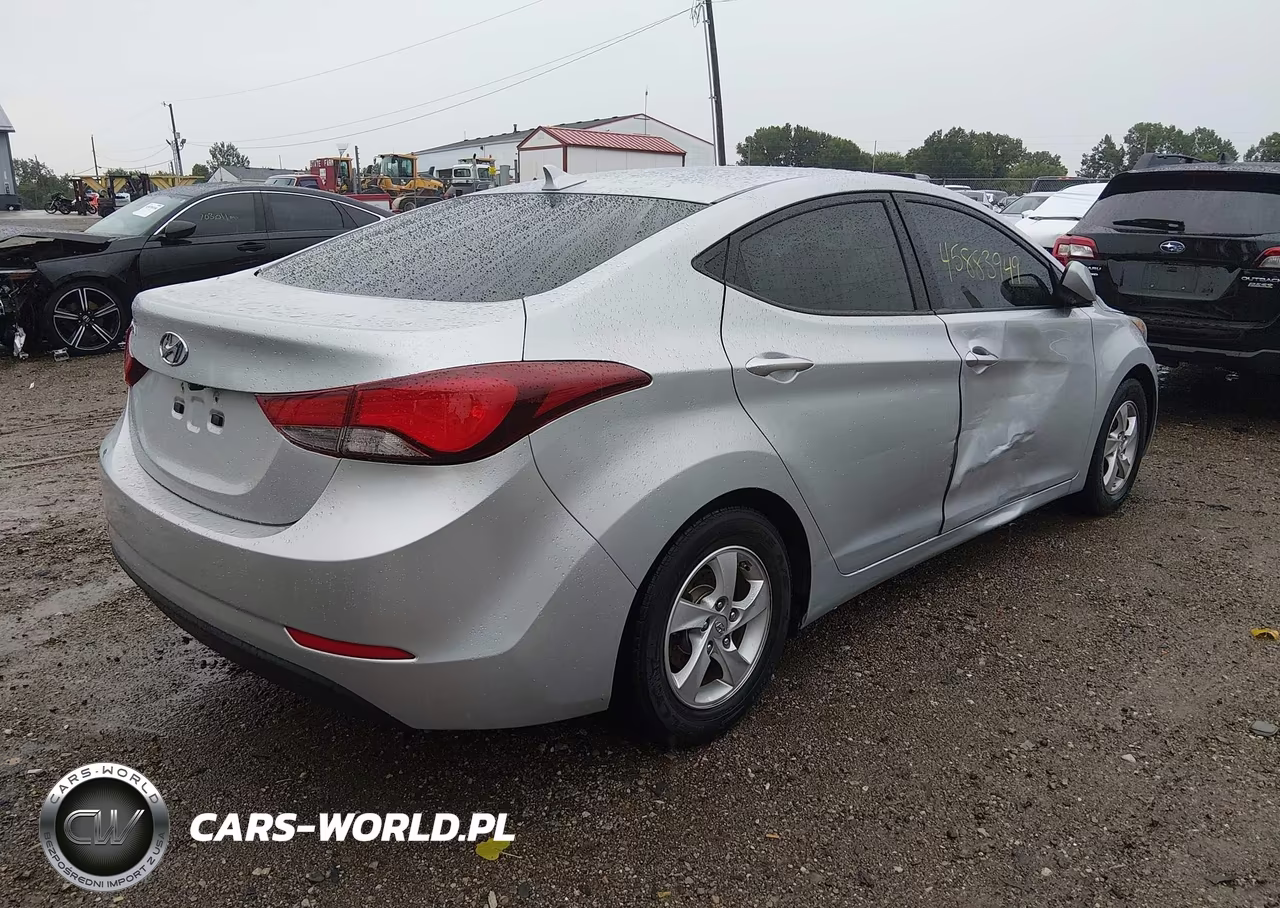 2014 Hyundai Elantra Se VIN:5NPDH4AEXEH506456 - 4