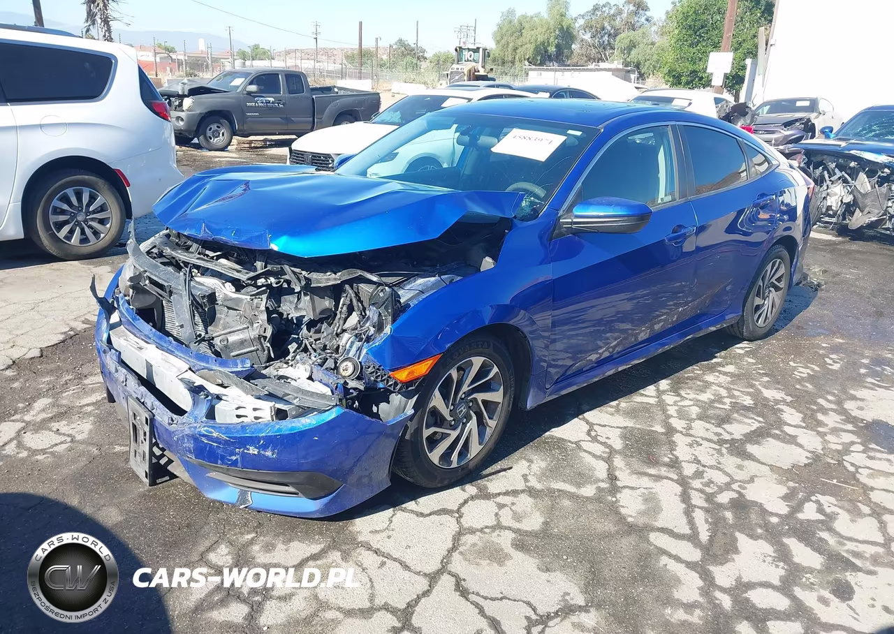 2018 Honda Civic Ex VIN:2HGFC2F73JH596768 - 2