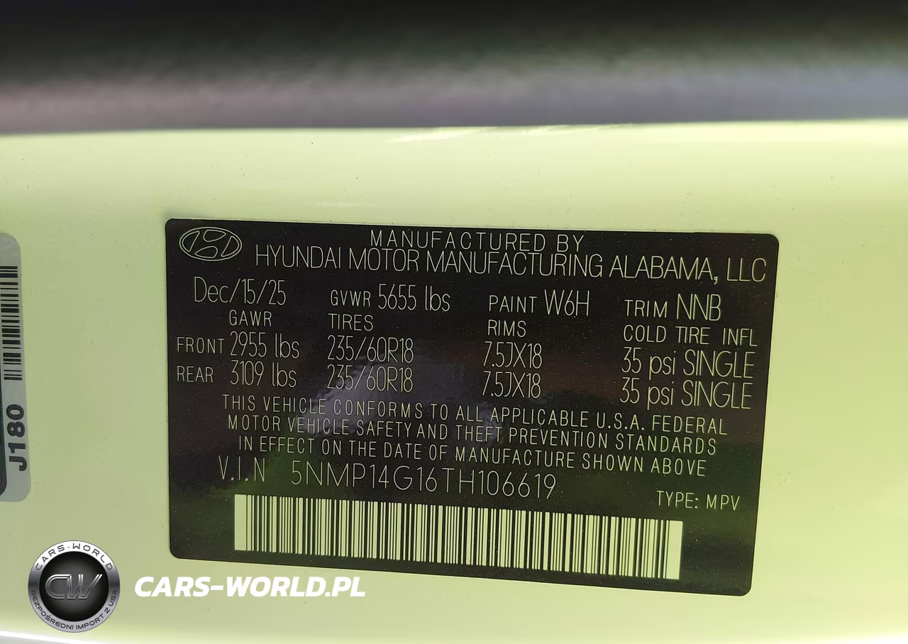 2026 Hyundai Santa Fe Hybrid Se VIN:5NMP14G16TH106619 - 9