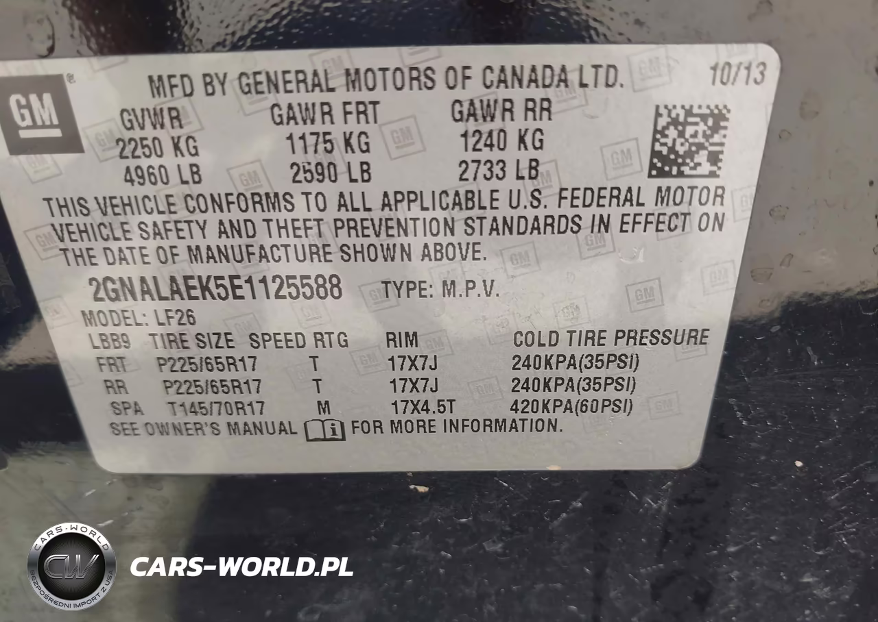 2014 Chevrolet Equinox Ls VIN:2GNALAEK5E1125588 - 9