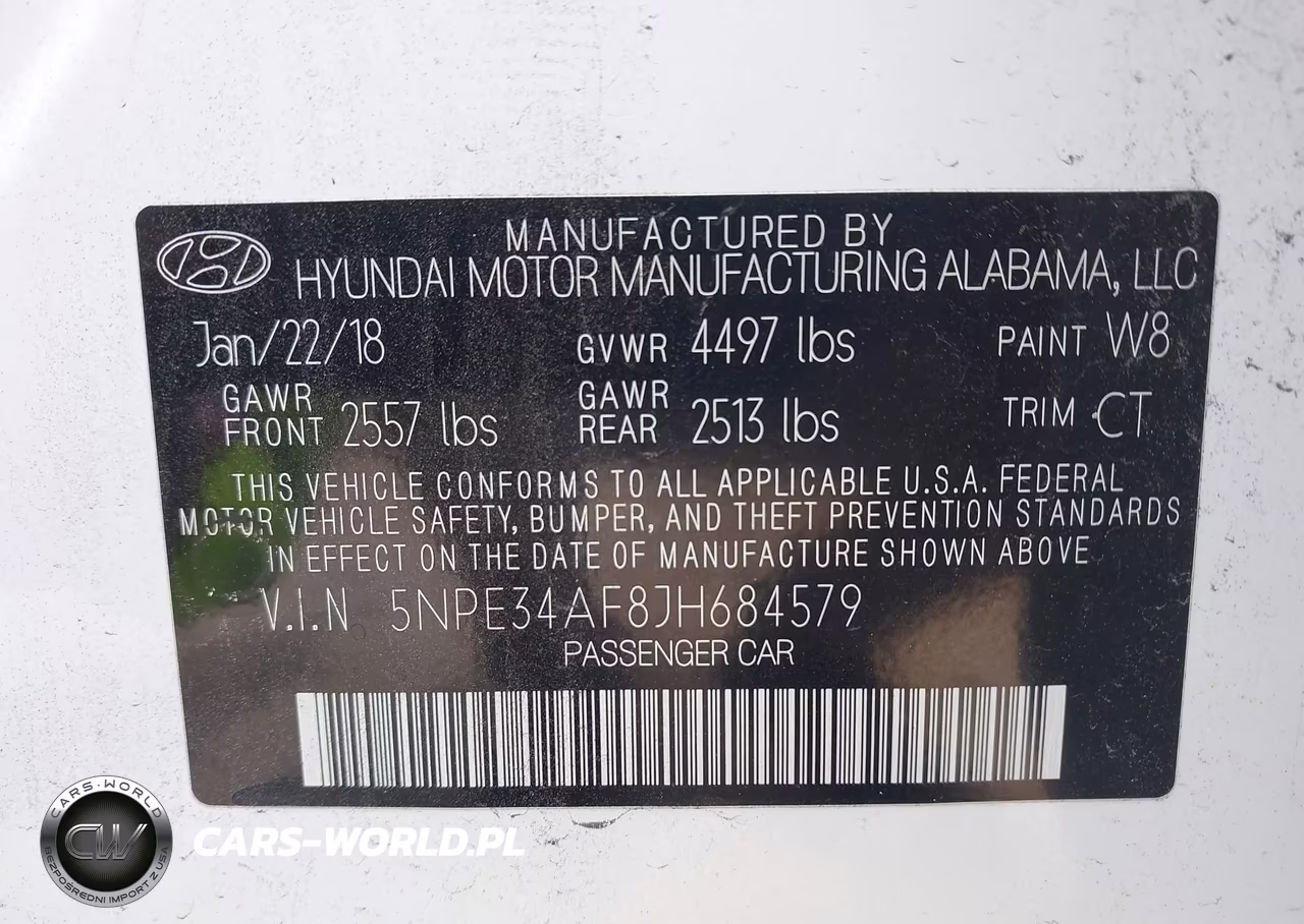 2018 Hyundai Sonata Sel VIN:5NPE34AF8JH684579 - 9