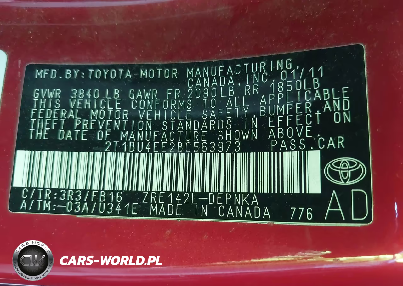 2011 Toyota Corolla Le VIN:2T1BU4EE2BC563973 - 9