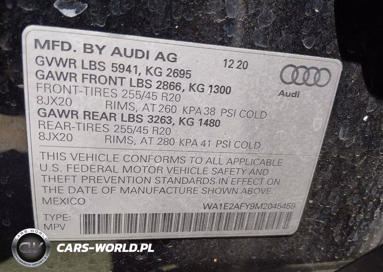 2021 Audi Q5 Premium Plus 55 Tfsi E Quattro S Tronic VIN:WA1E2AFY9M2045459 - 9