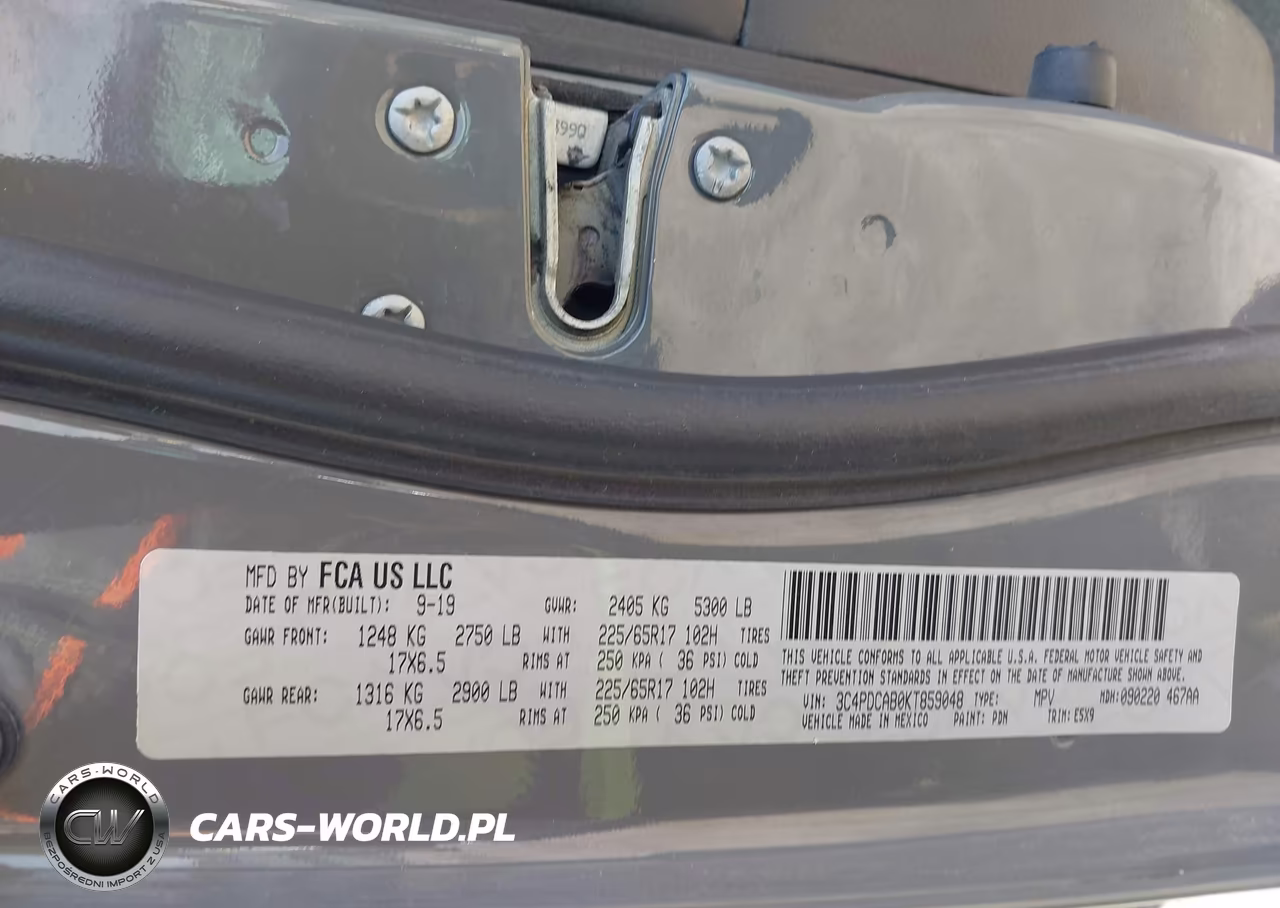 2019 Dodge Journey Se Value Package VIN:3C4PDCAB0KT859048 - 9