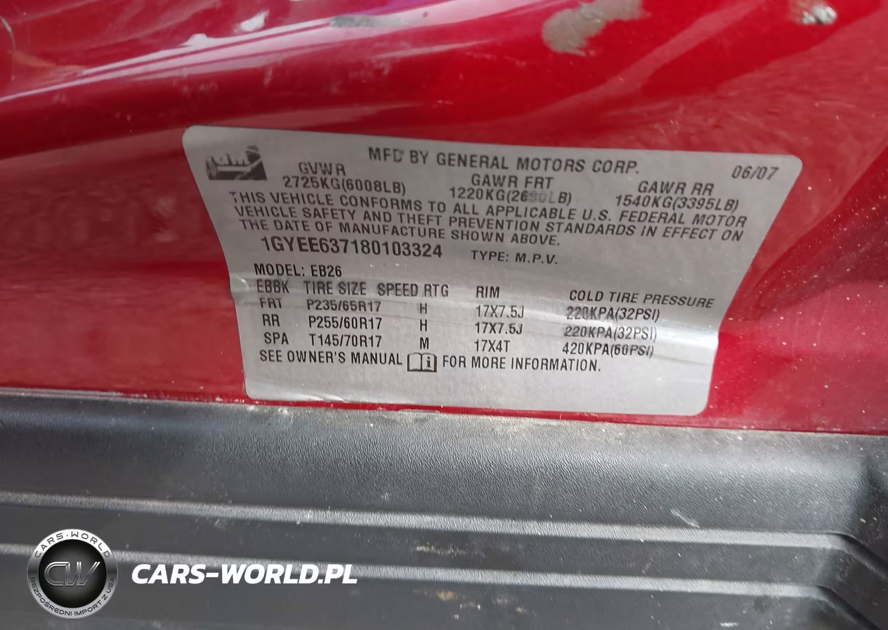 2008 Cadillac Srx V6 VIN:1GYEE637180103324 - 9