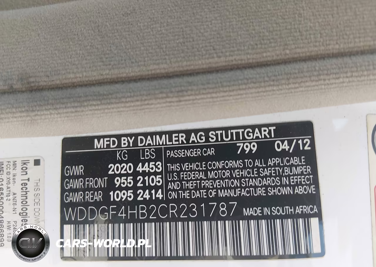 2012 Mercedes-Benz C 250 Sport VIN:WDDGF4HB2CR231787 - 9