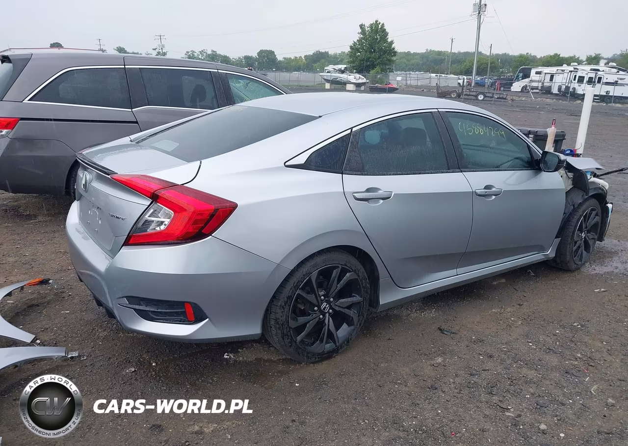 2019 Honda Civic Sport VIN:2HGFC2F87KH503423 - 4