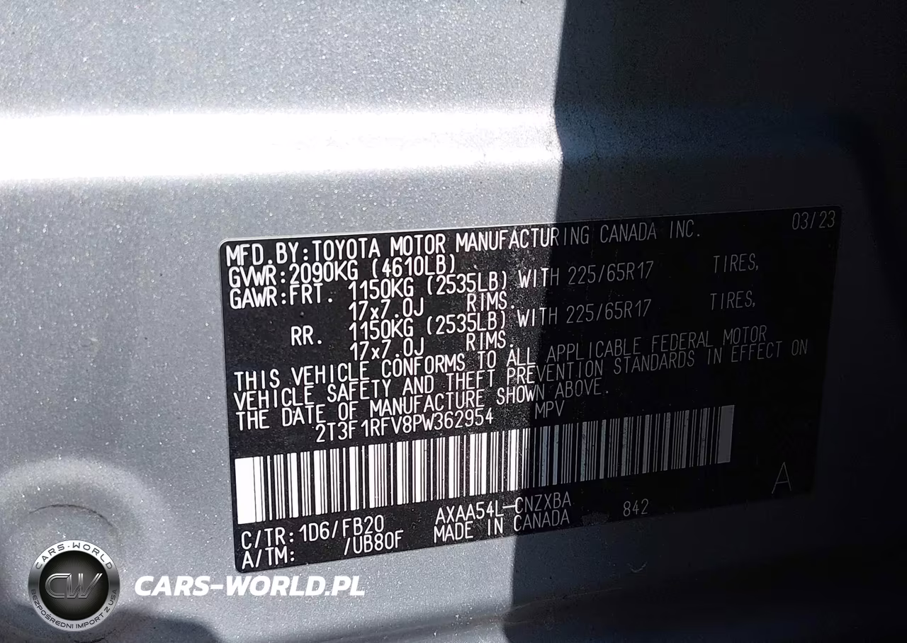 2023 Toyota Rav4 Le VIN:2T3F1RFV8PW362954 - 9