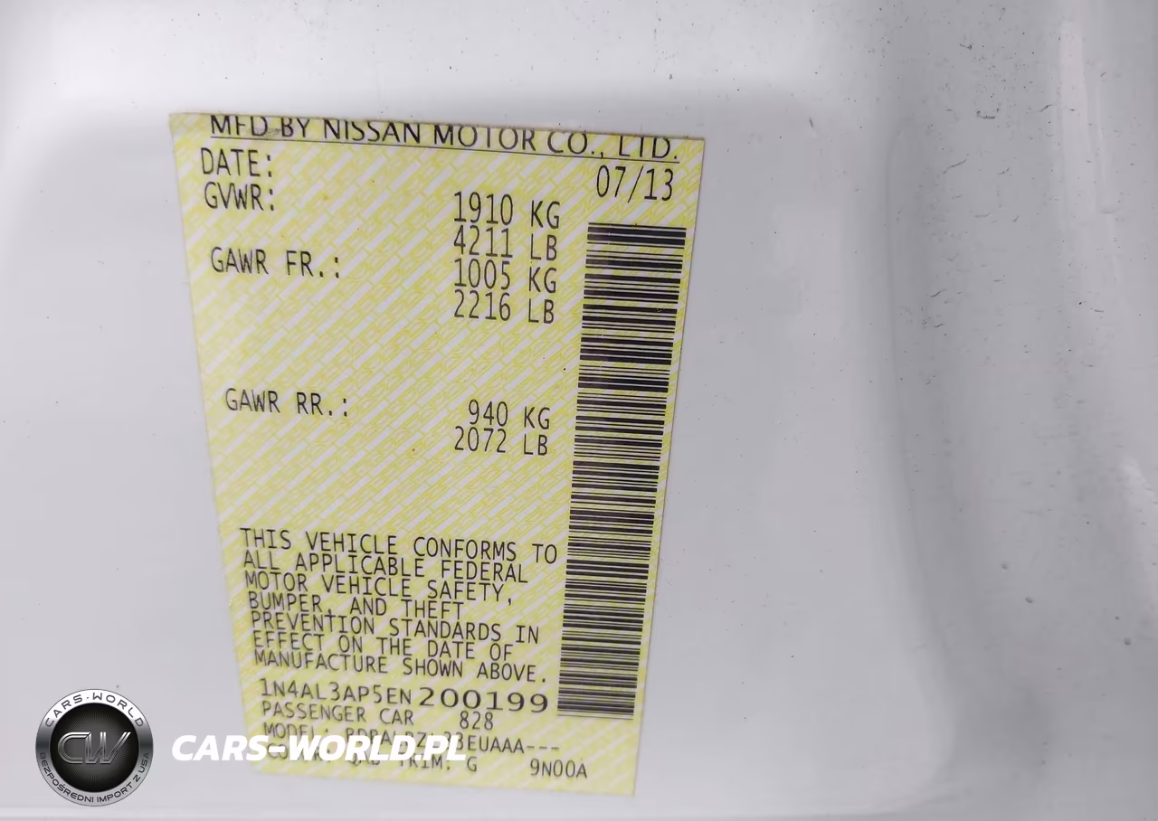 2014 Nissan Altima 2.5 VIN:1N4AL3AP5EN200199 - 9