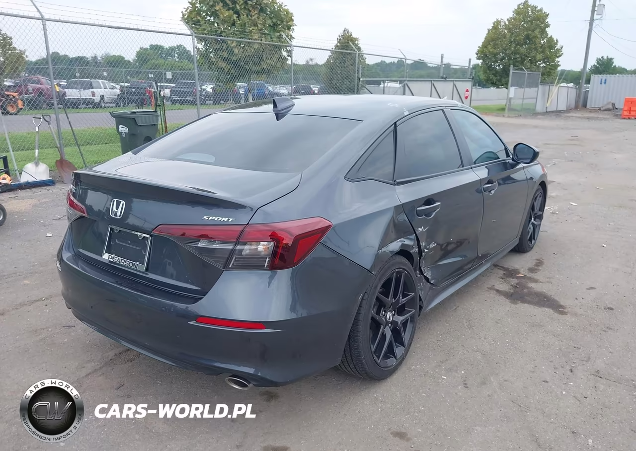 2025 Honda Civic Sport VIN:2HGFE2F56SH565671 - 4