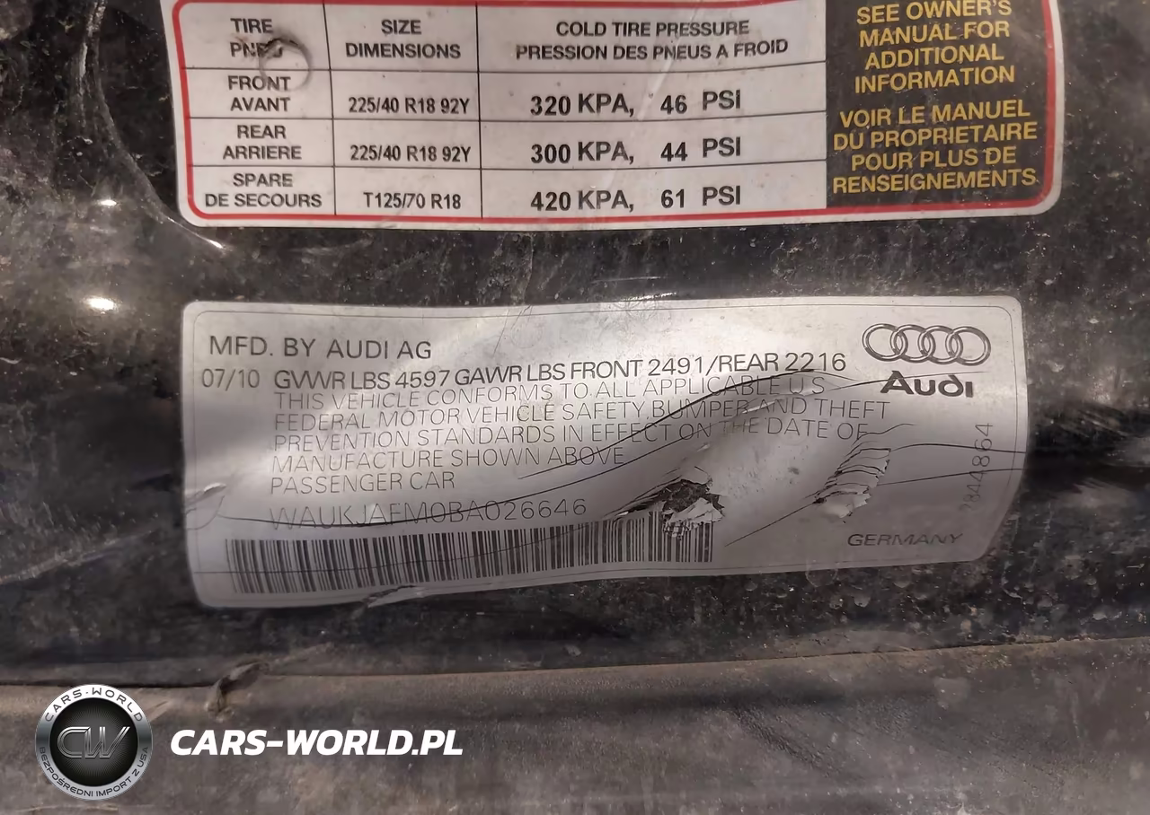 2011 Audi A3 2.0 Tdi Premium VIN:WAUKJAFM0BA026646 - 9