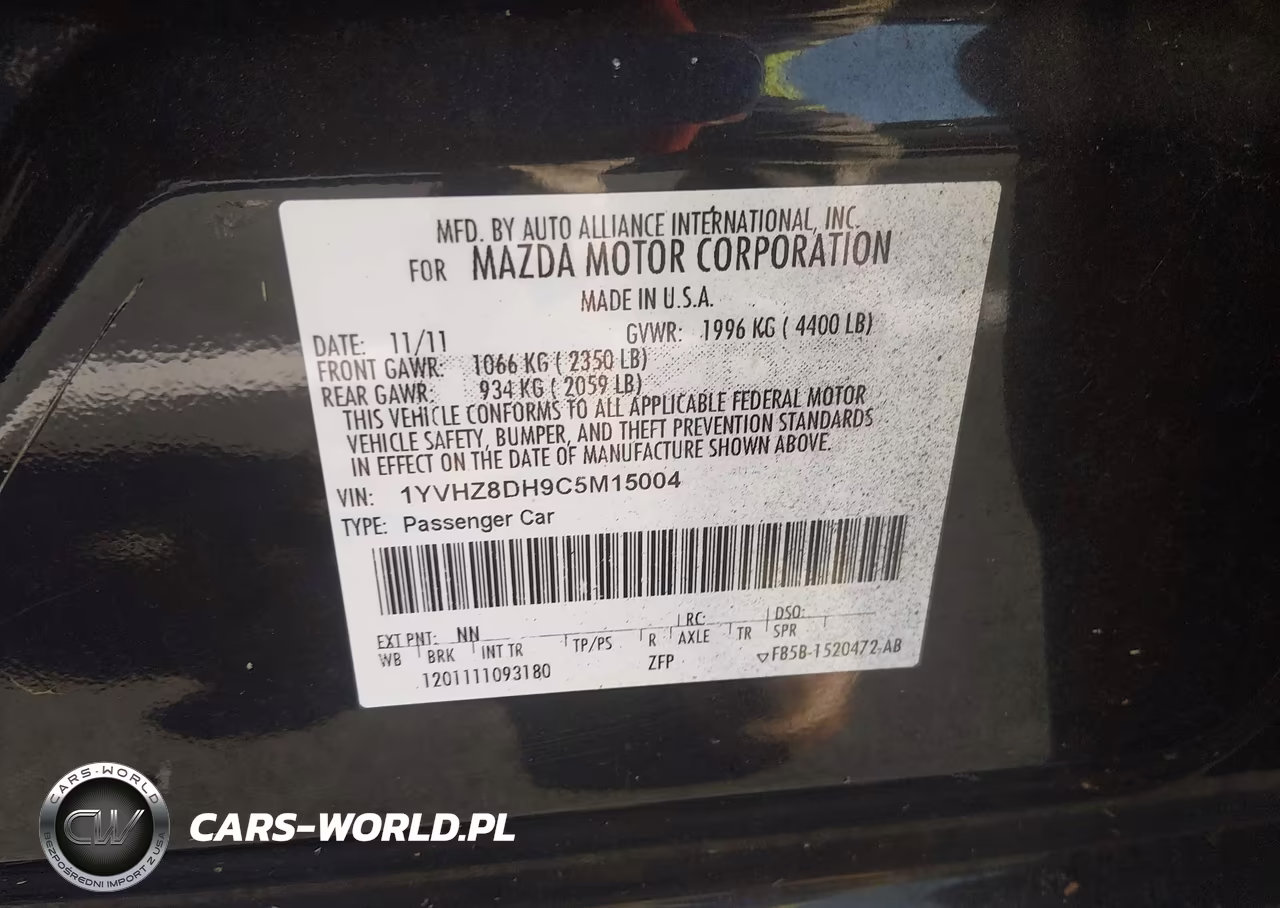 2012 Mazda Mazda6 I Touring VIN:1YVHZ8DH9C5M15004 - 9