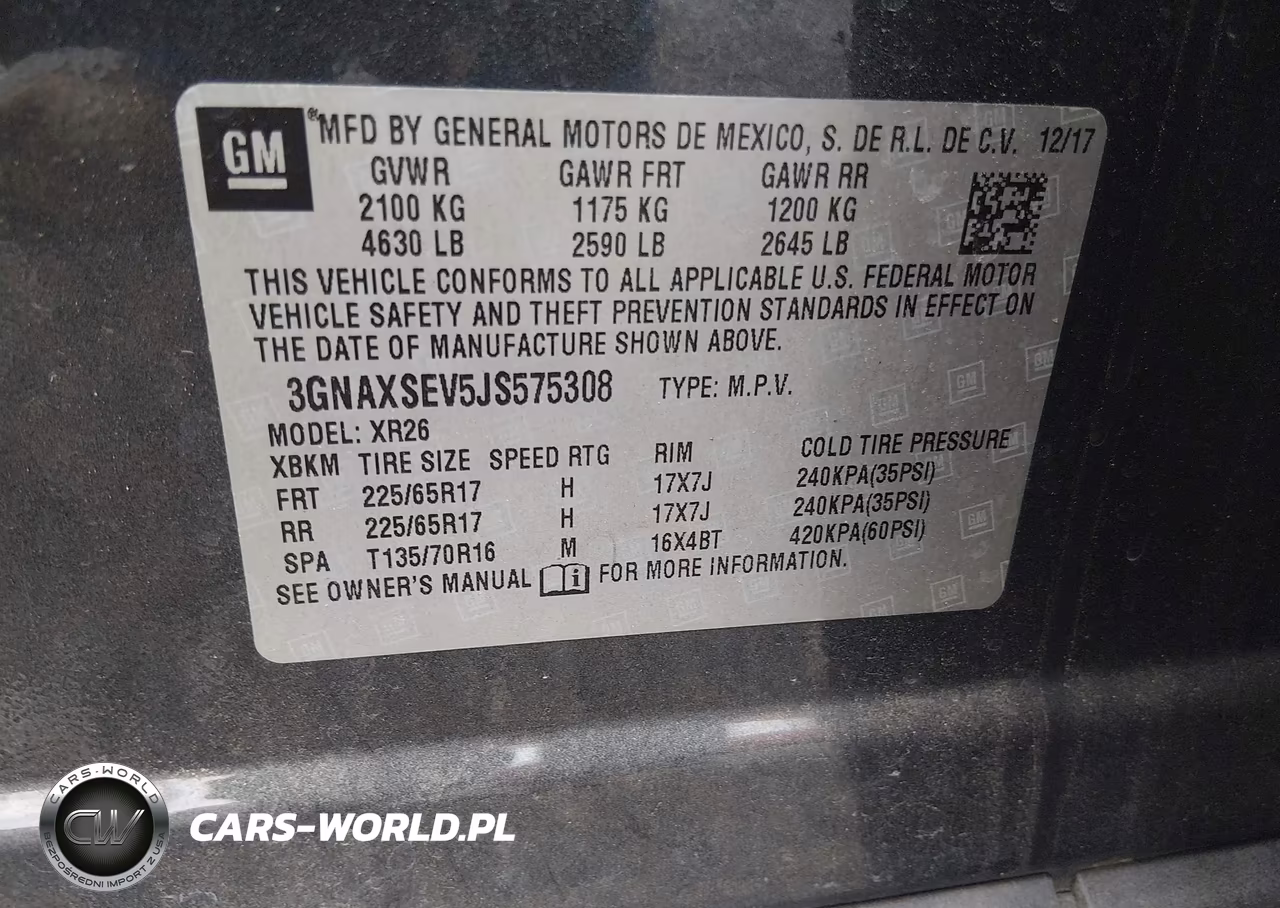 2018 Chevrolet Equinox Lt VIN:3GNAXSEV5JS575308 - 9
