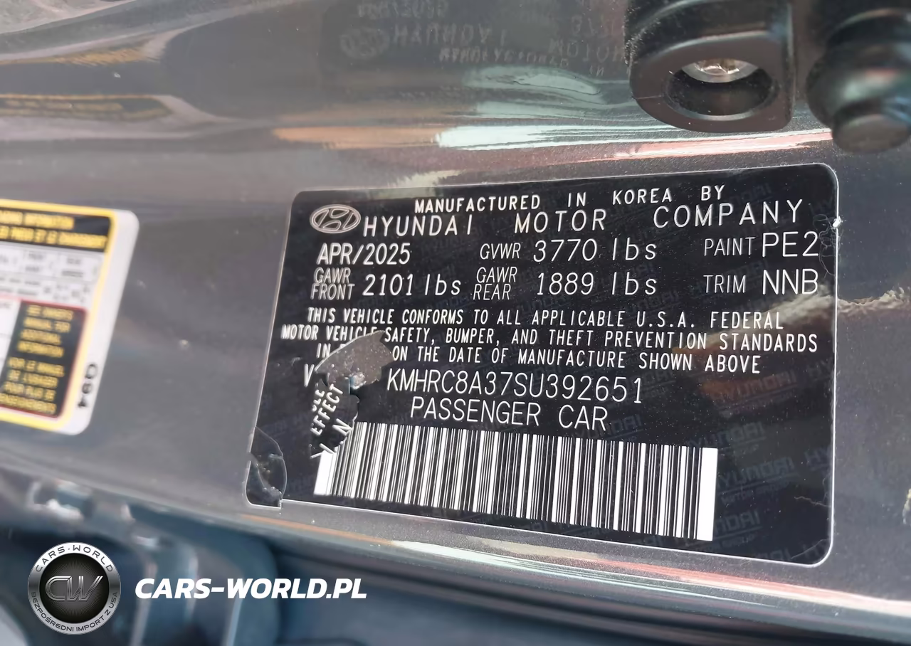 2025 Hyundai Venue Sel VIN:KMHRC8A37SU392651 - 9