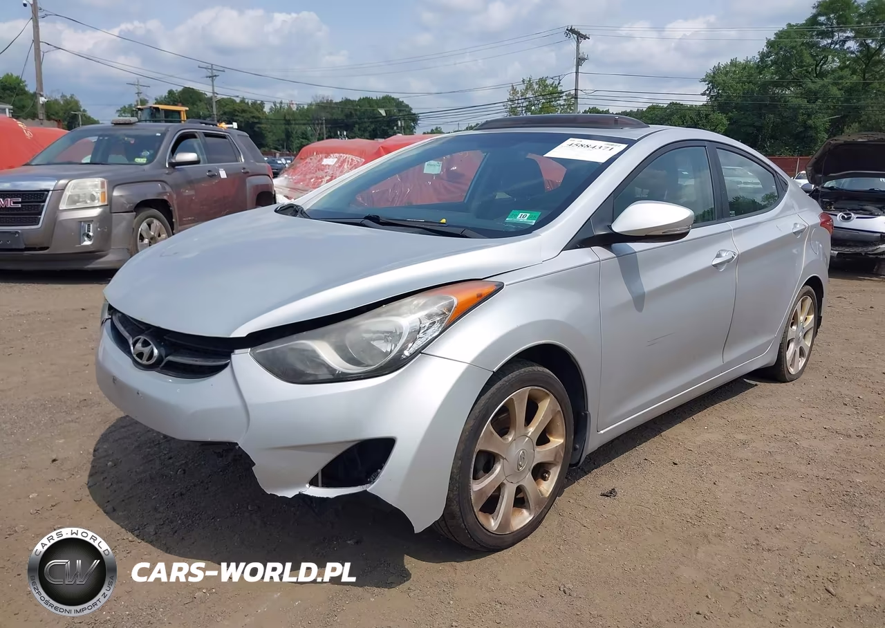2013 Hyundai Elantra Limited VIN:KMHDH4AE0DU689477 - 12